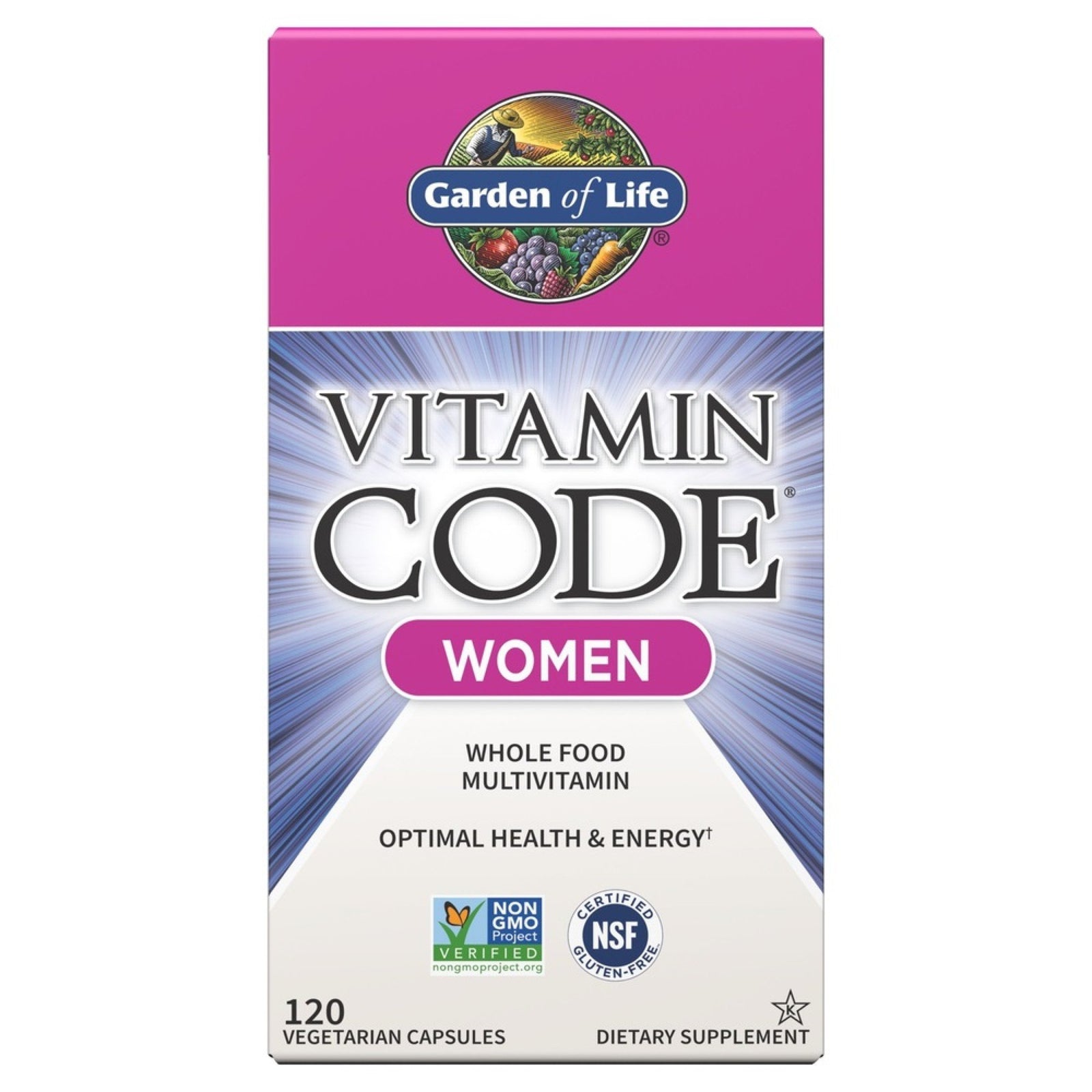 Garden of Life Vitamin Code Women's Multi 120 Capsule