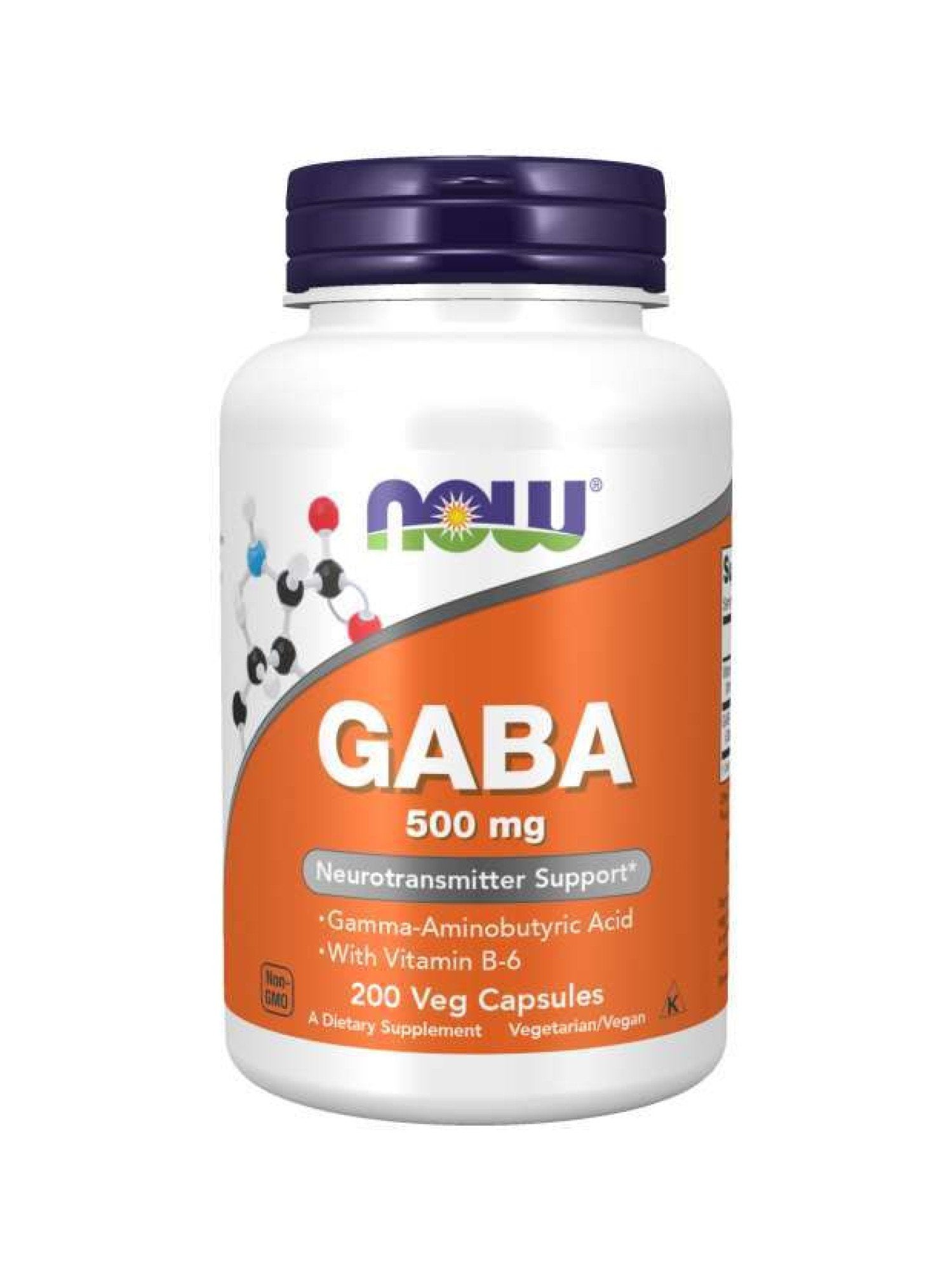 Now Foods GABA 500 mg 200 Capsule