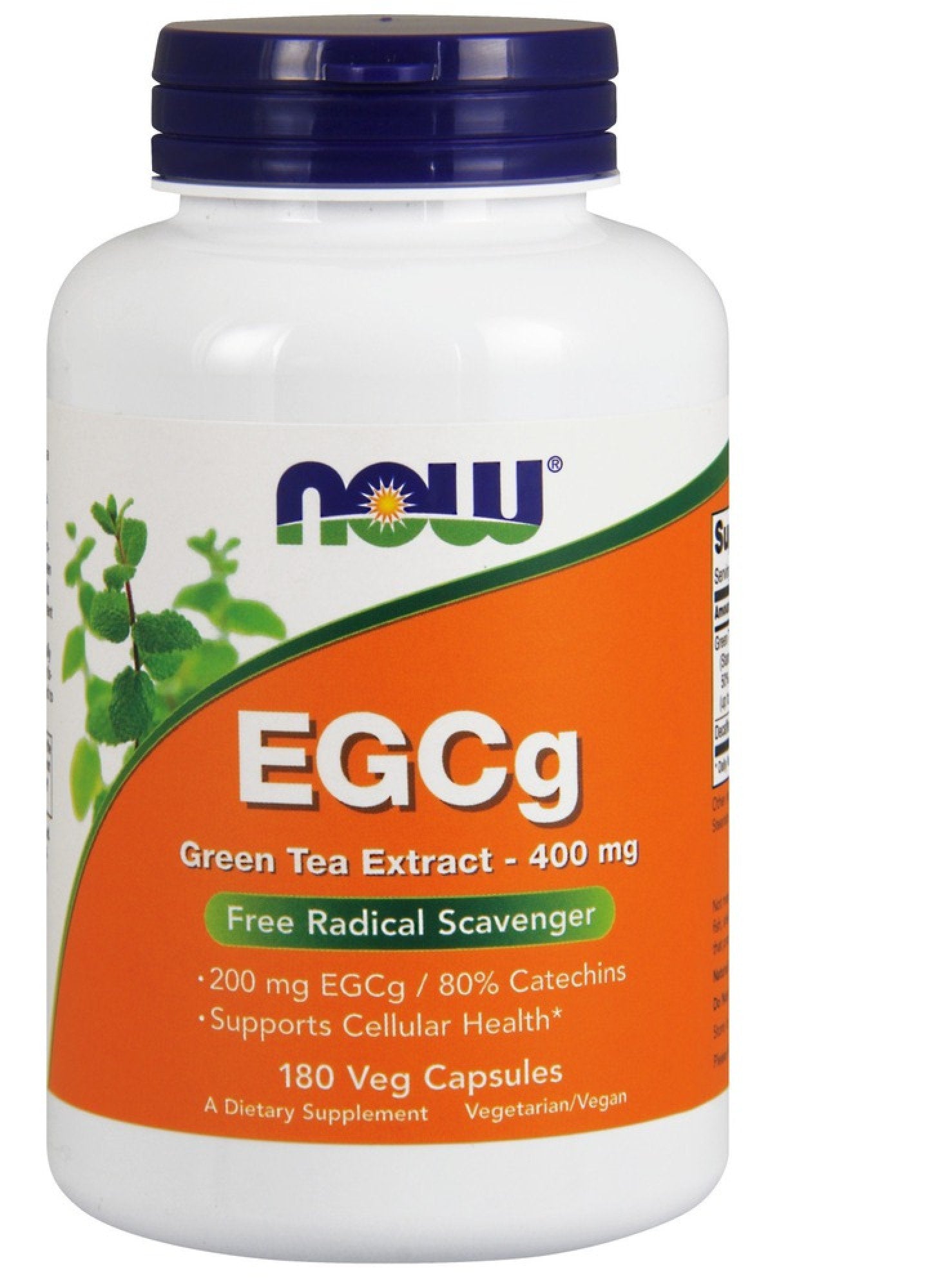 Now Foods EGCg Green Tea Extract 400 mg 180 VegCap