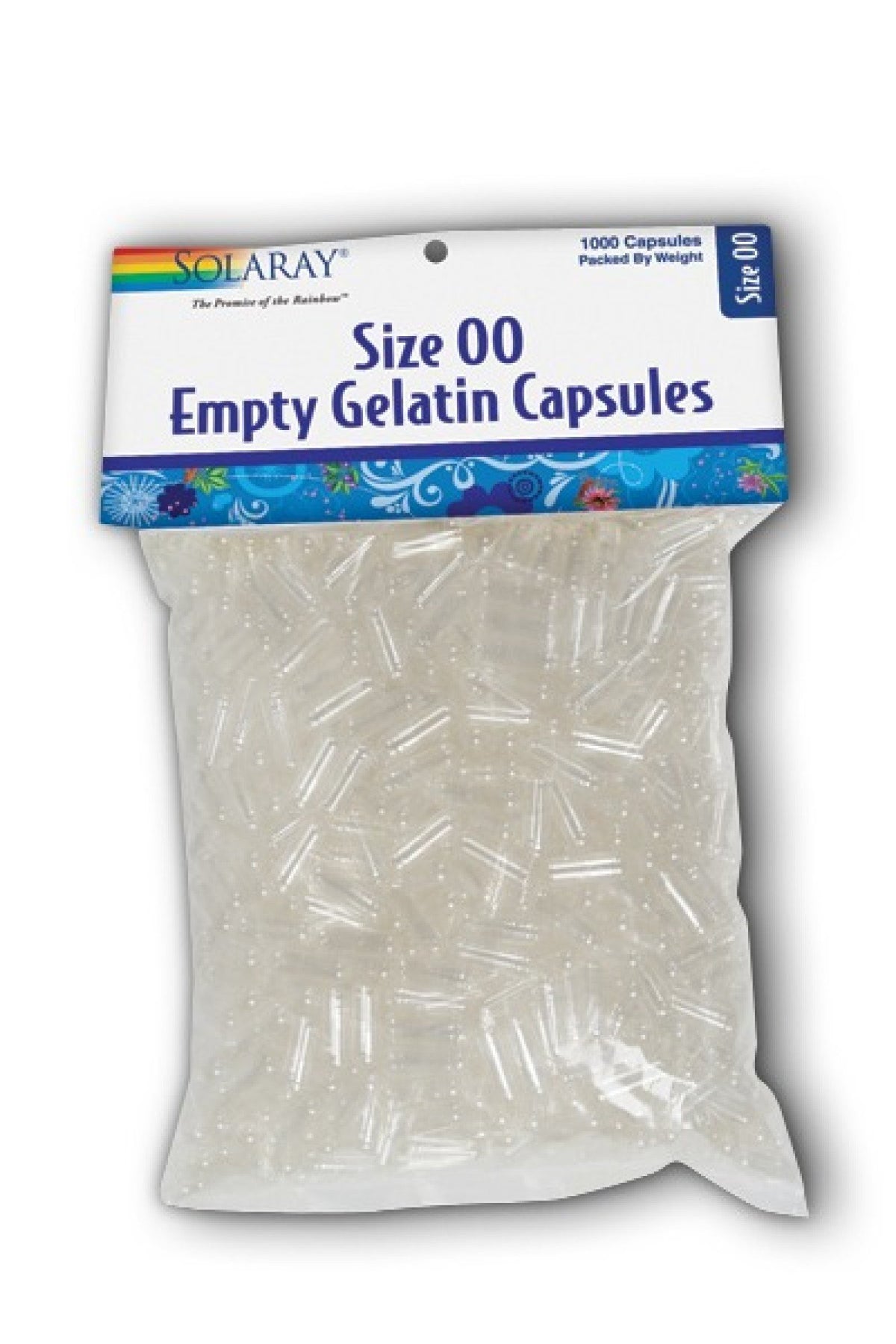 Solaray Empty Gelatin Capsules Size 00 1000 Capsule