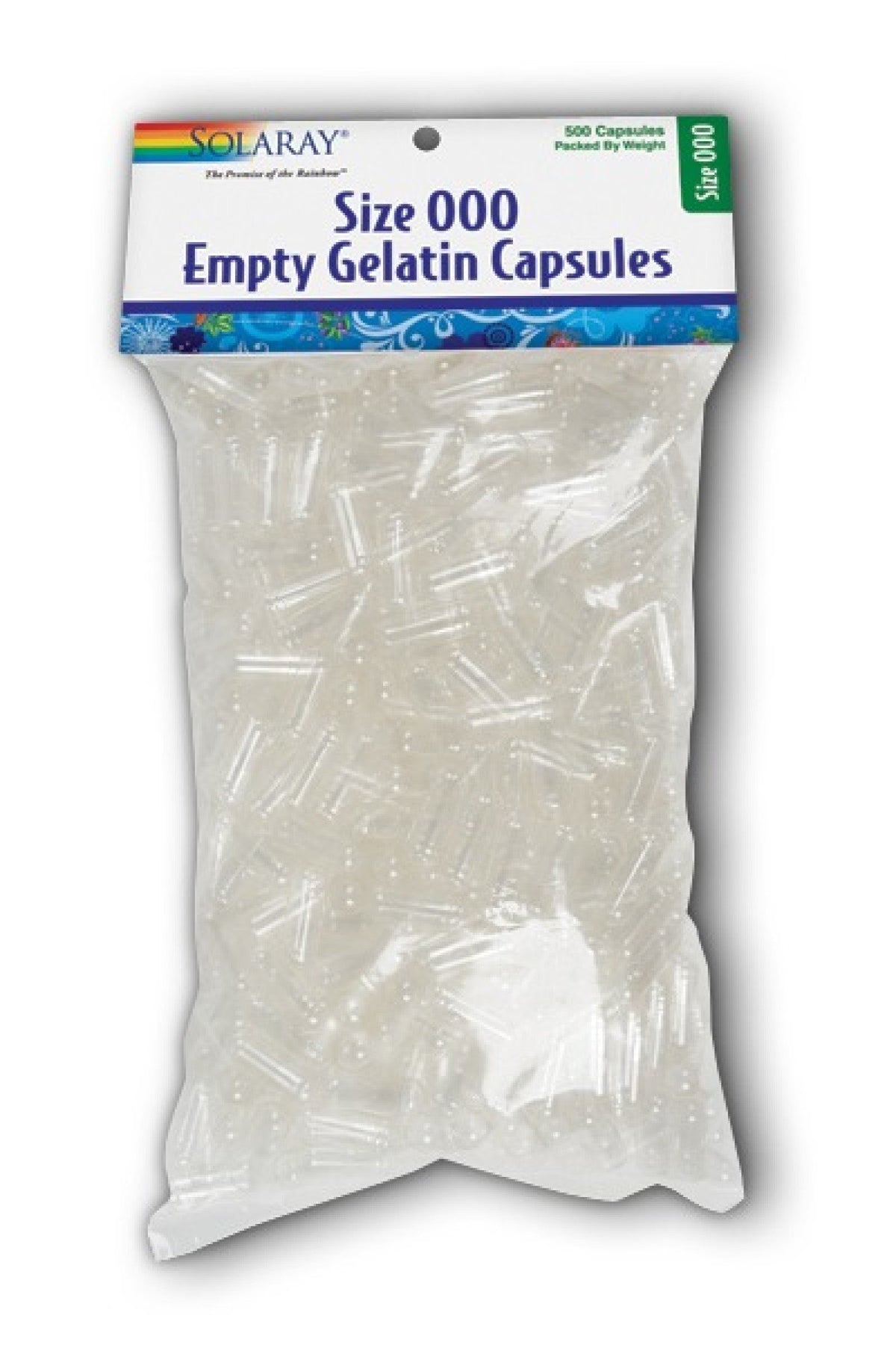 Solaray Empty Gelatin Capsules Size 000 500 Capsule