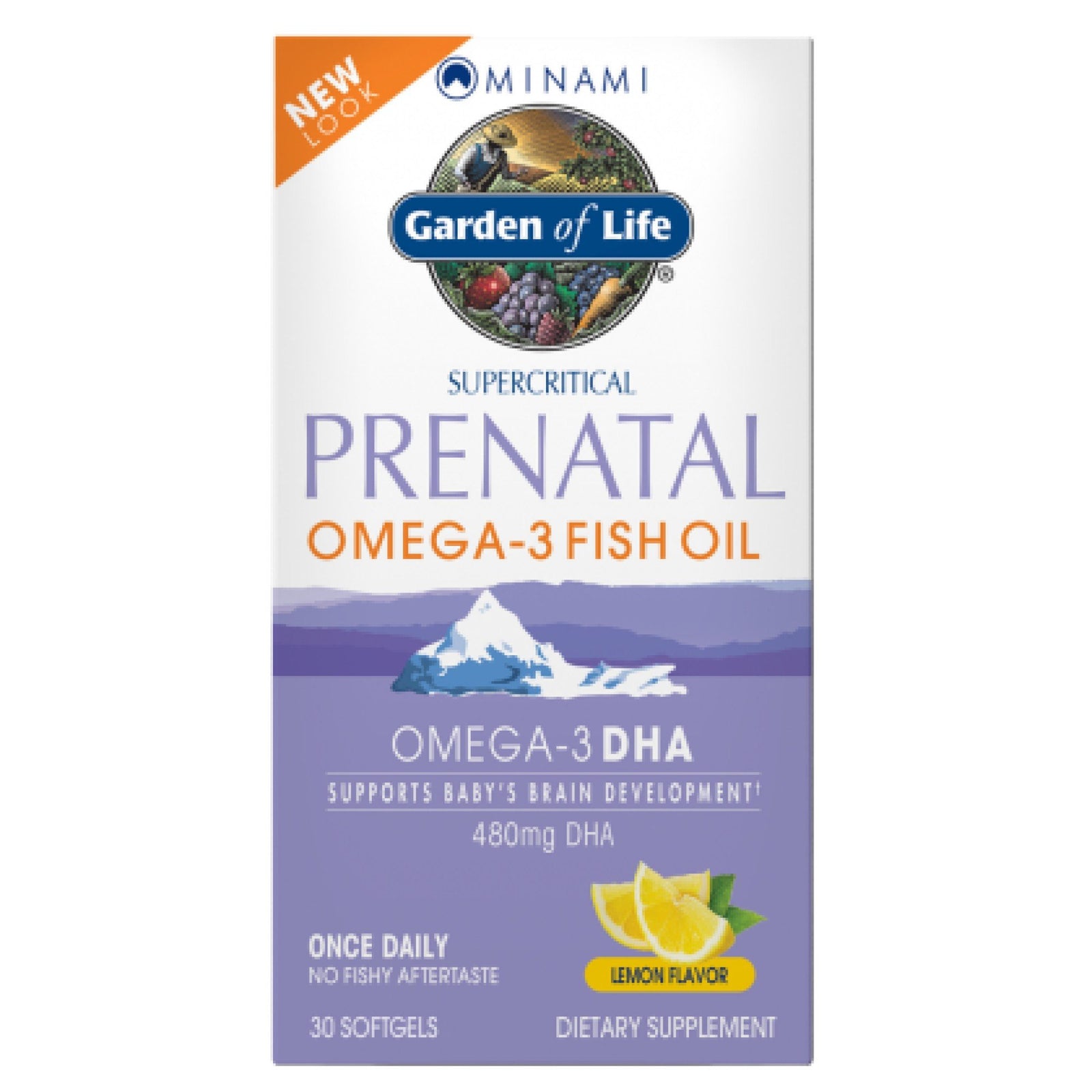 Minami Nutrition Supercritical Prenatal Omega-3 - Lemon Flavor 30 Softgel