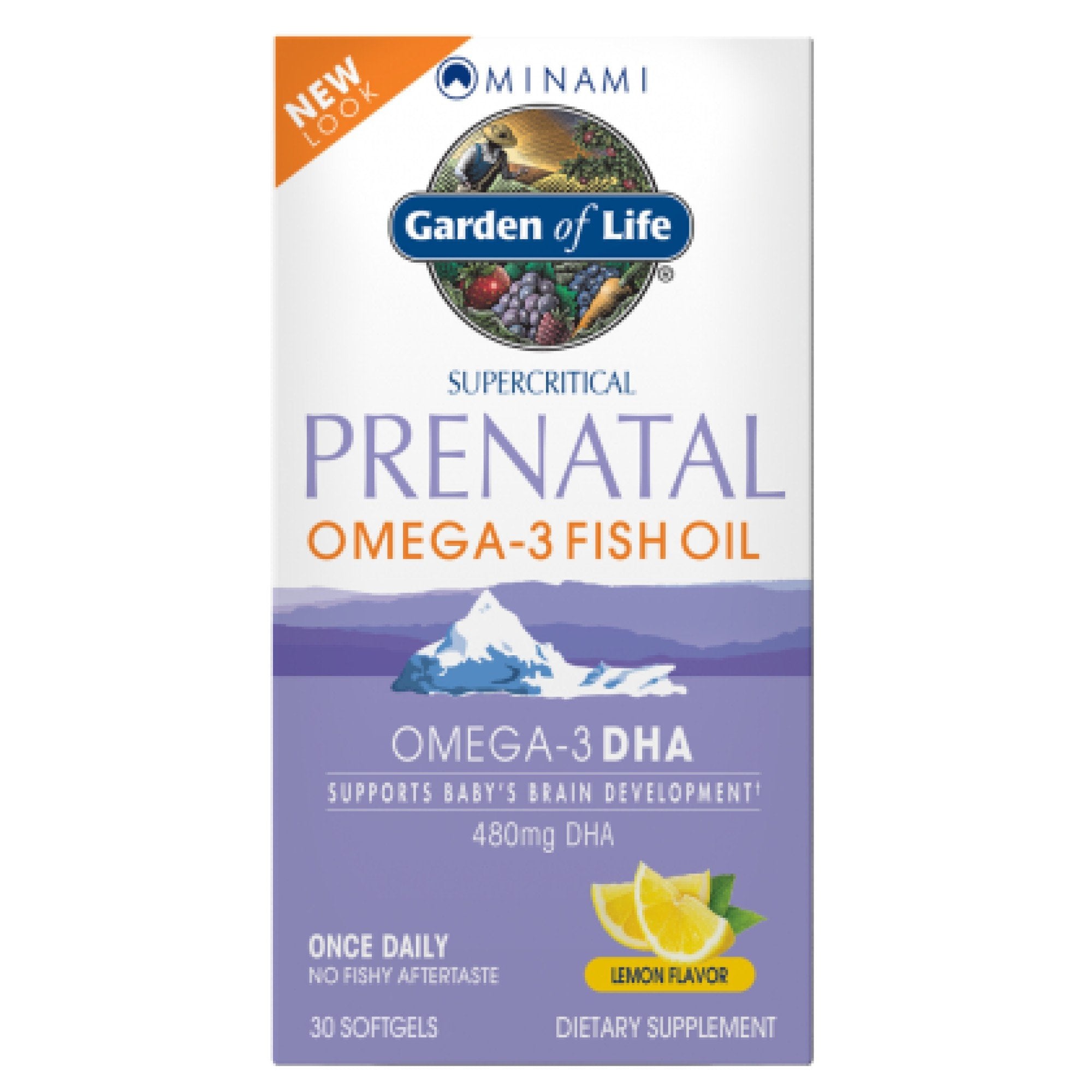 Minami Nutrition Supercritical Prenatal Omega-3 - Lemon Flavor 30 Softgel