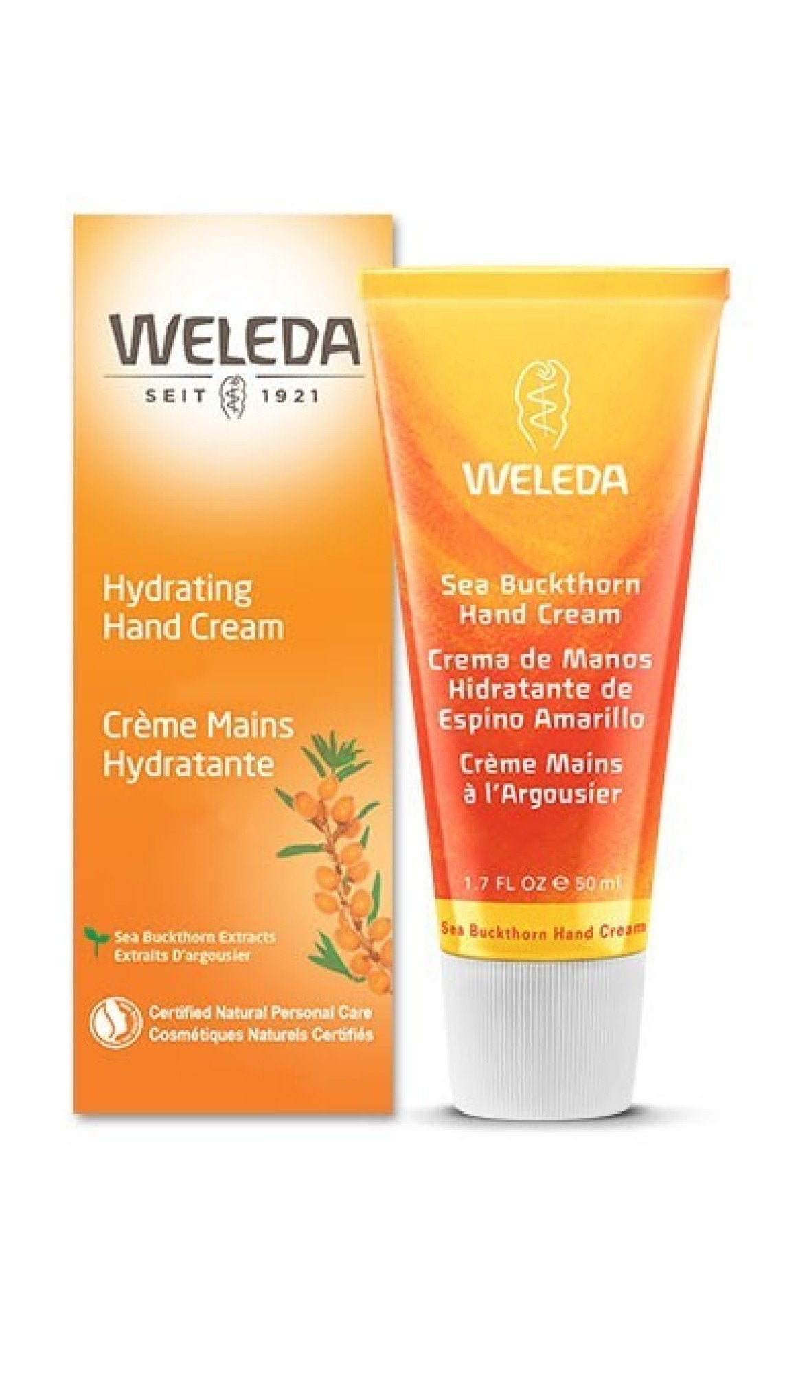 Weleda Sea Buckthorn Hand Cream 1.7 oz Cream