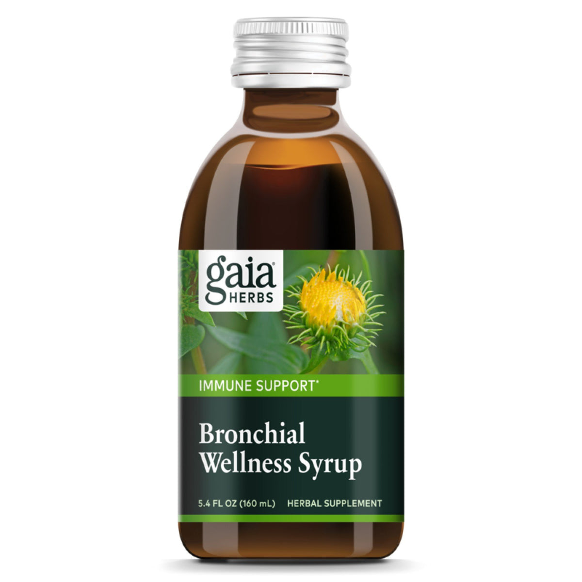 Gaia Herbs Bronchial Wellness Herbal Syrup 5.4 oz Liquid