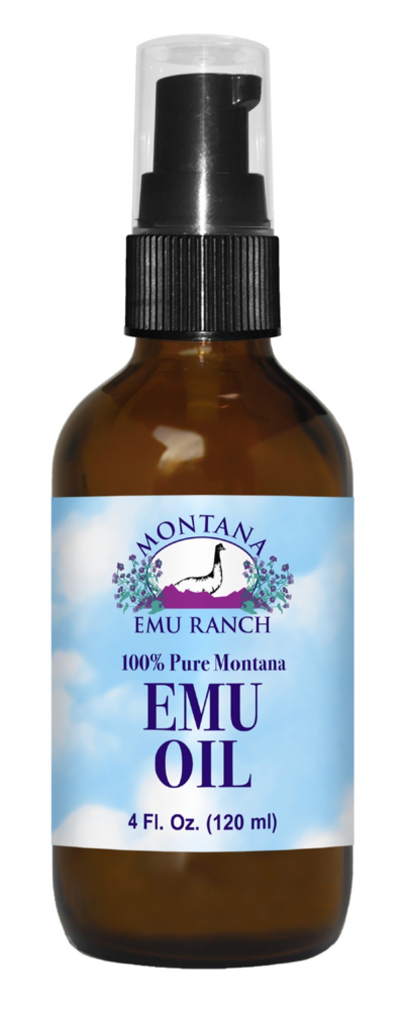 Montana Emu Ranch Co. 100% Pure Montana Emu Oil 4 oz Liquid