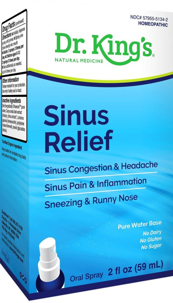 Dr King Natural Medicine Sinus Relief 2 oz Liquid Healthy Shopping
