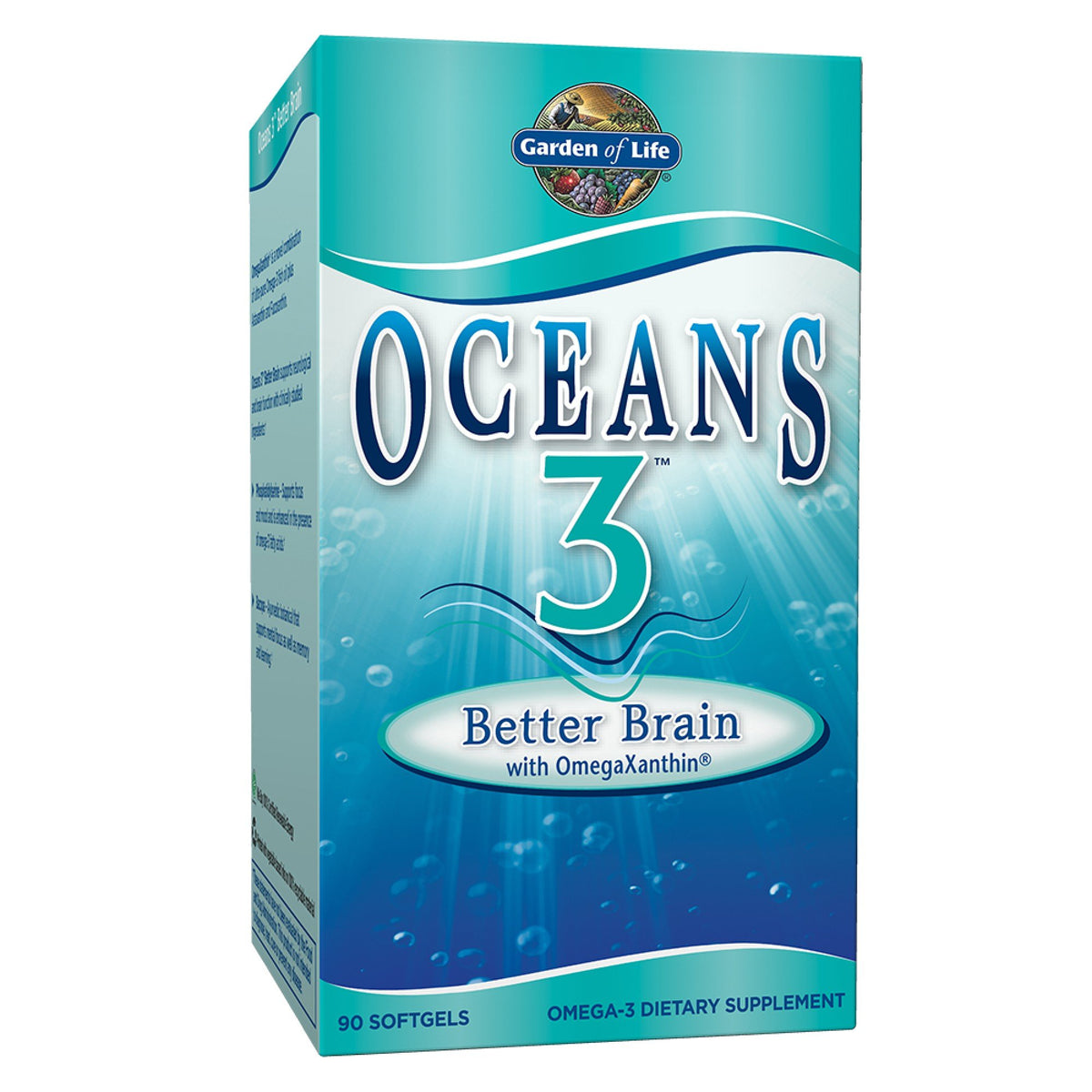 Garden of Life Oceans 3 Better Brain 90 Softgel