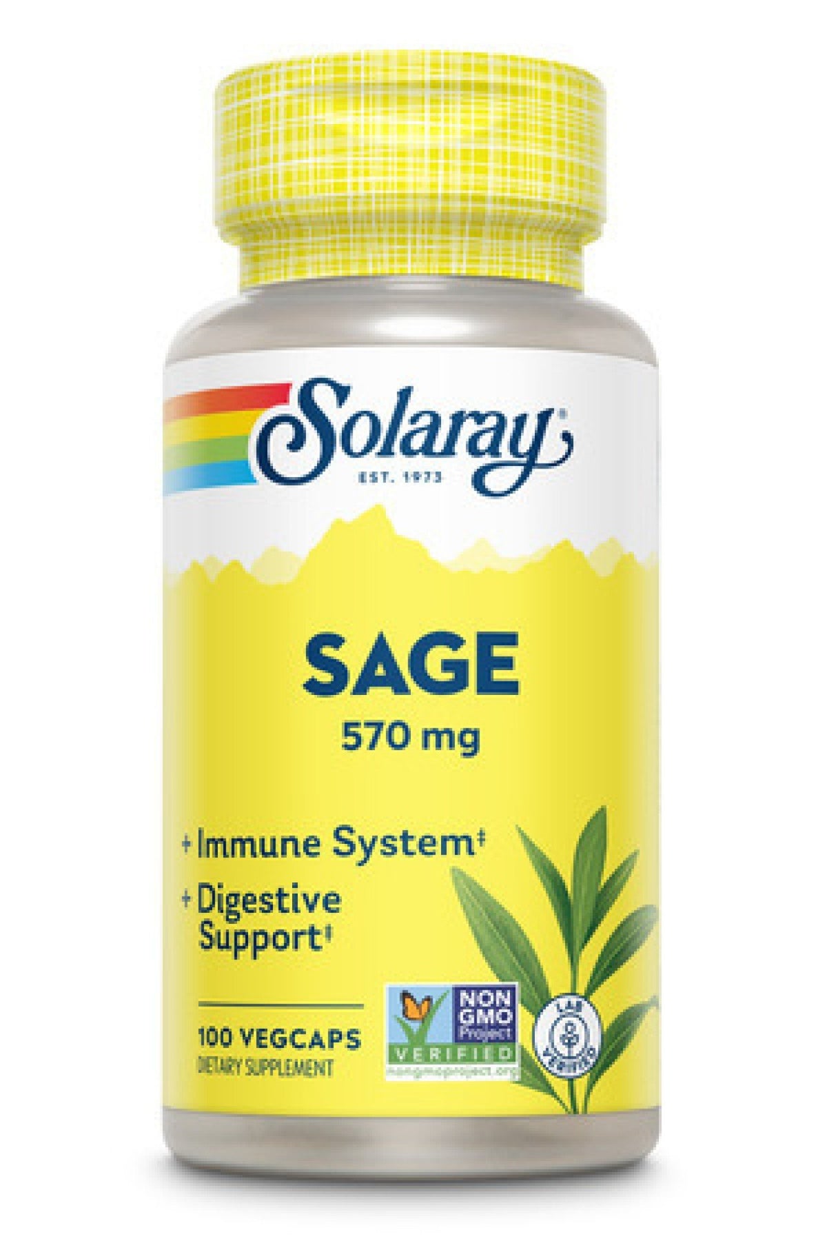 Solaray Organically Grown Sage 100 VegCap