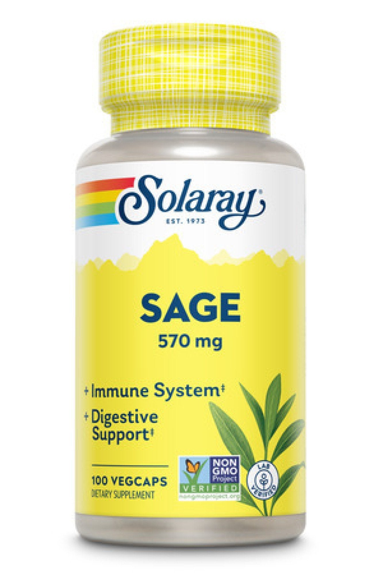 Solaray Organically Grown Sage 100 VegCap