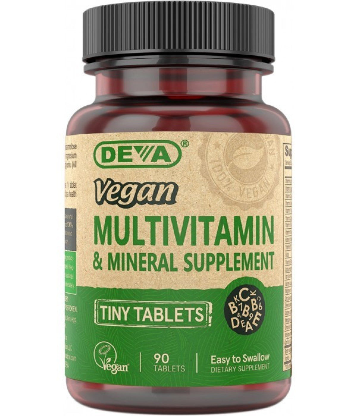 Deva Vegan Vegan Tiny Tablets Multivitamin and Mineral 90 Tablet