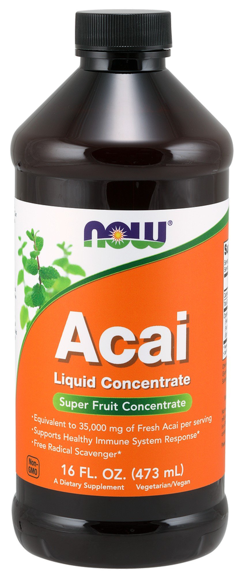 Now Foods Acai Liquid Concentrate 100% Pure 16 oz Liquid