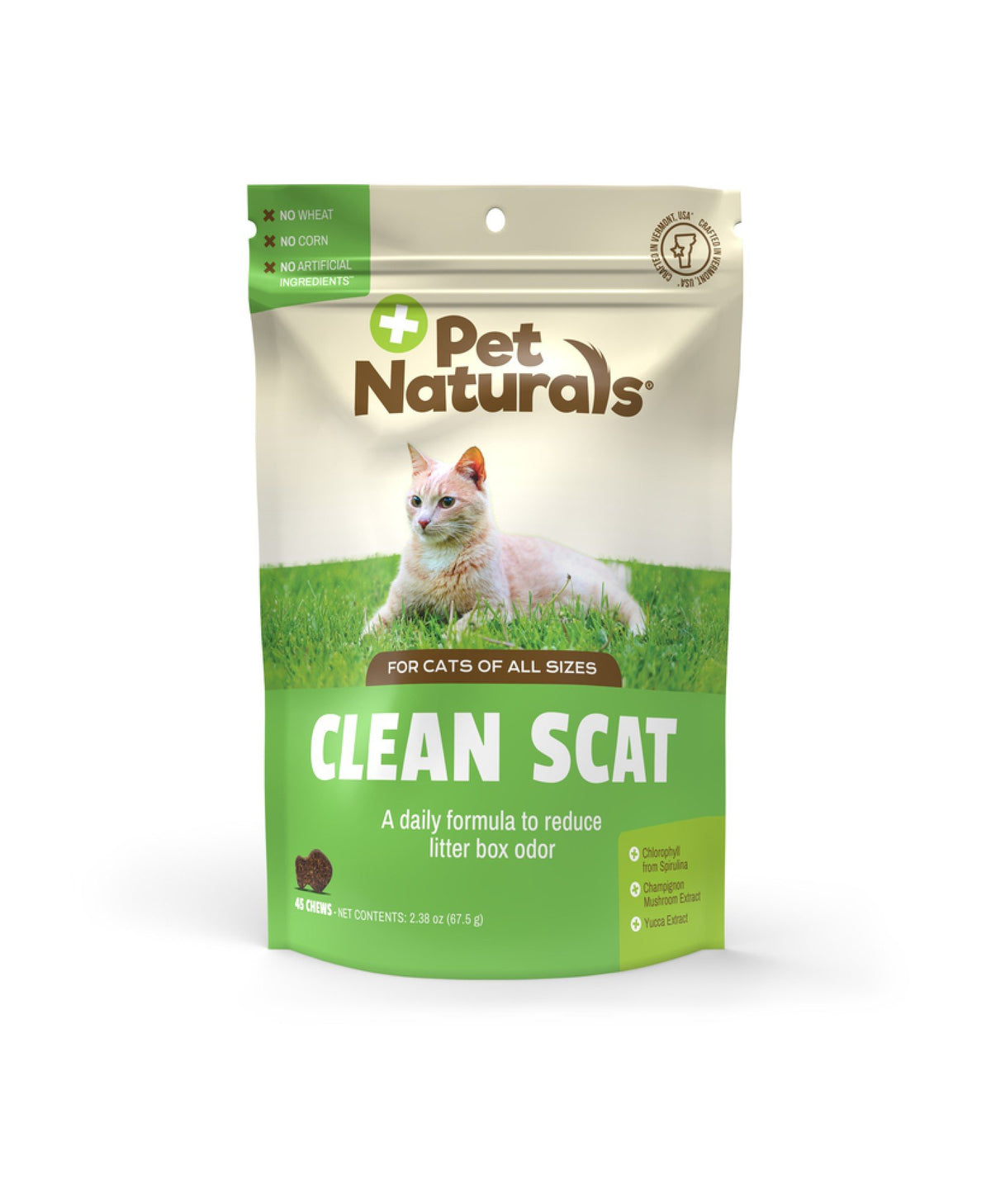 Pet Naturals Of Vermont Clean Scat for Cats 45 Chewable