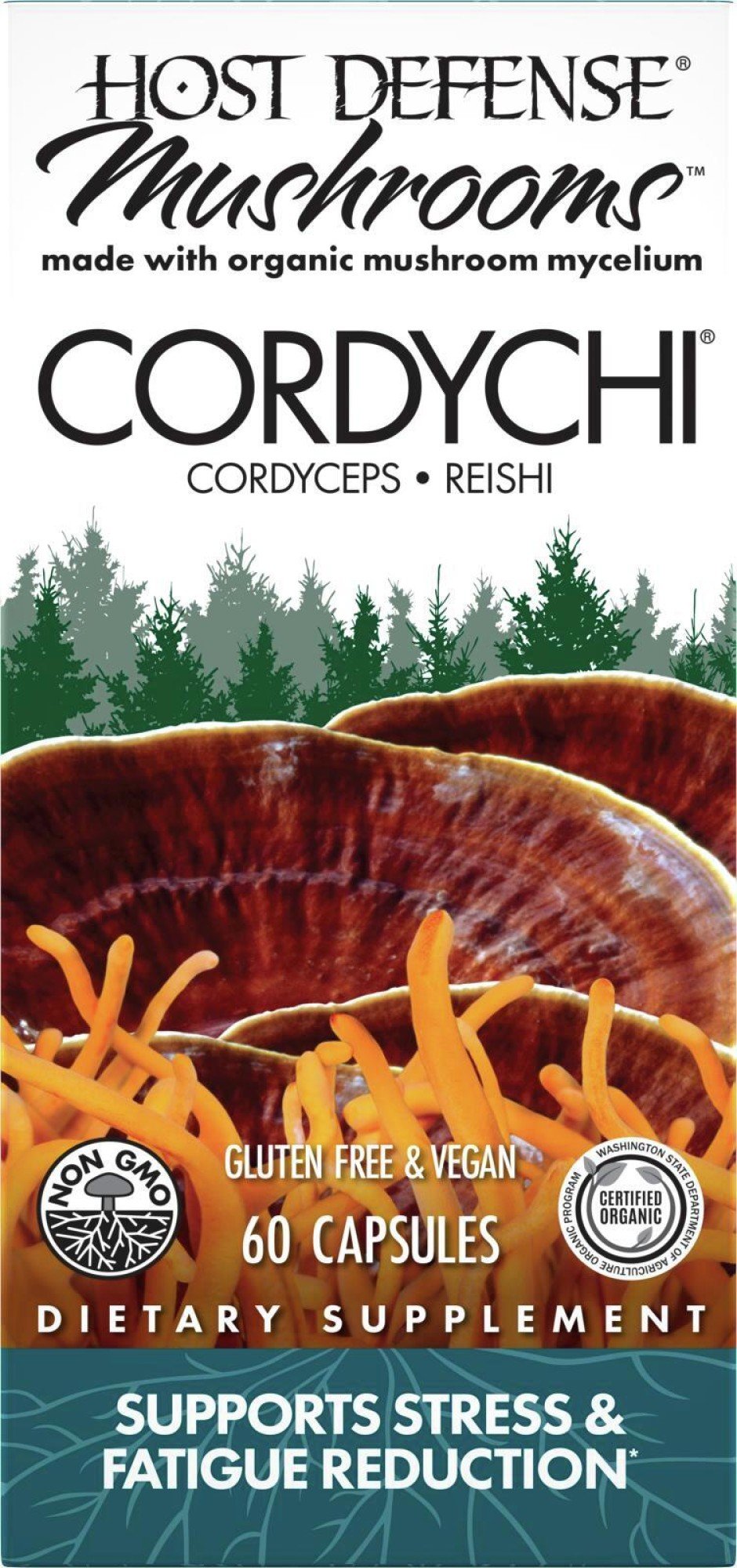 Fungi Perfecti/Host Defense CordyChi 60 Capsule