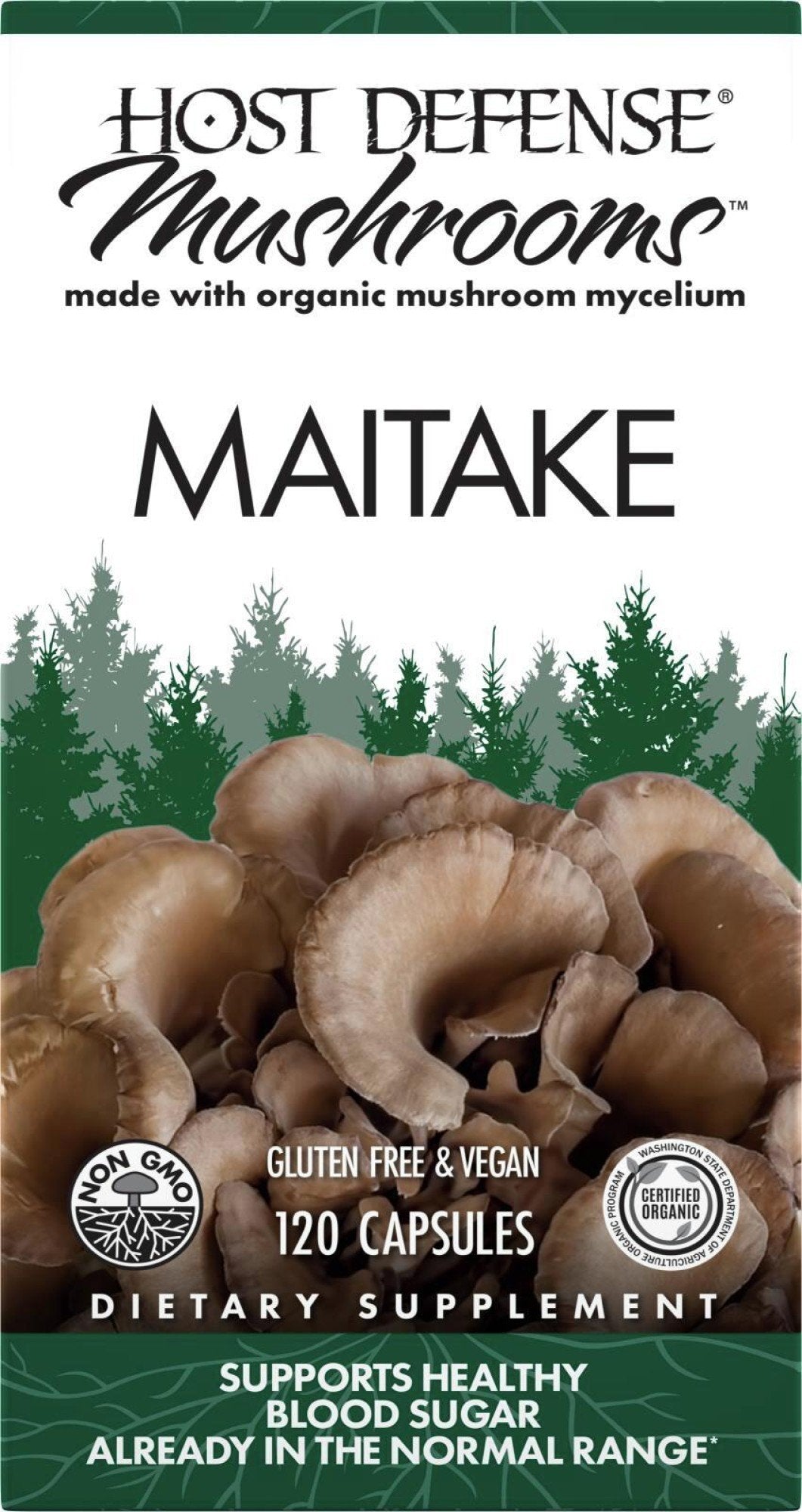 Fungi Perfecti/Host Defense Maitake 120 Capsule