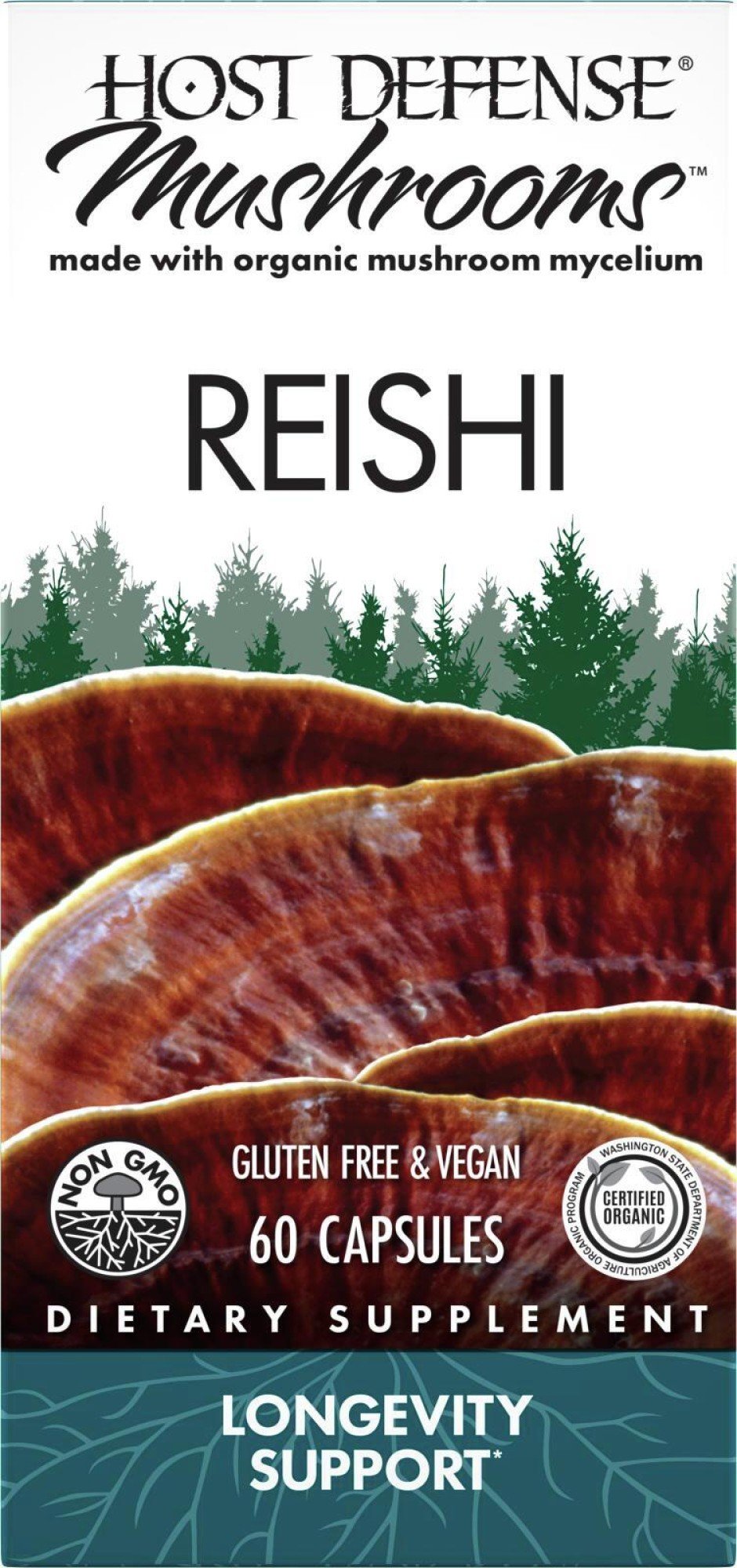 Fungi Perfecti/Host Defense Reishi 60 Capsule