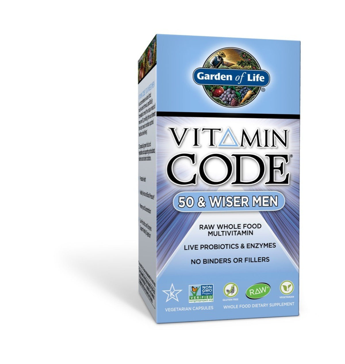 Garden of Life Vitamin Code 50 &amp; Wiser Men's Multi 240 VegCap