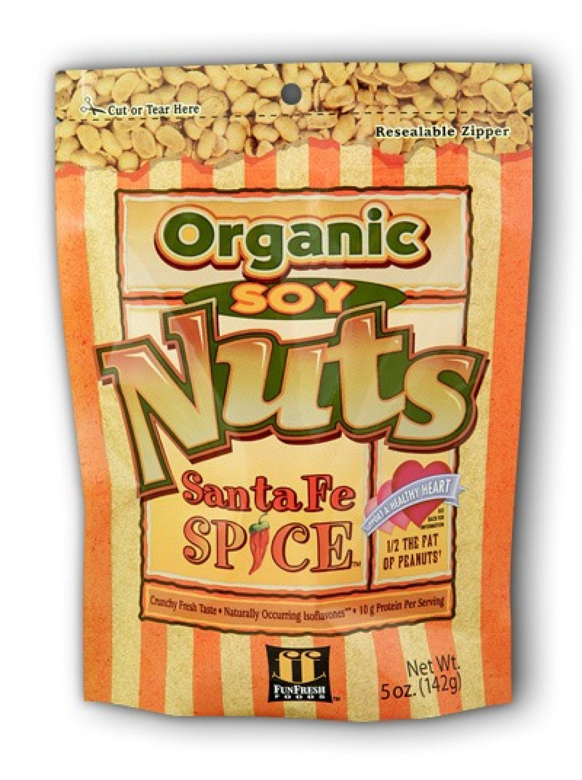 FunFresh Soynuts Santa Fe Spice 5 oz Bag