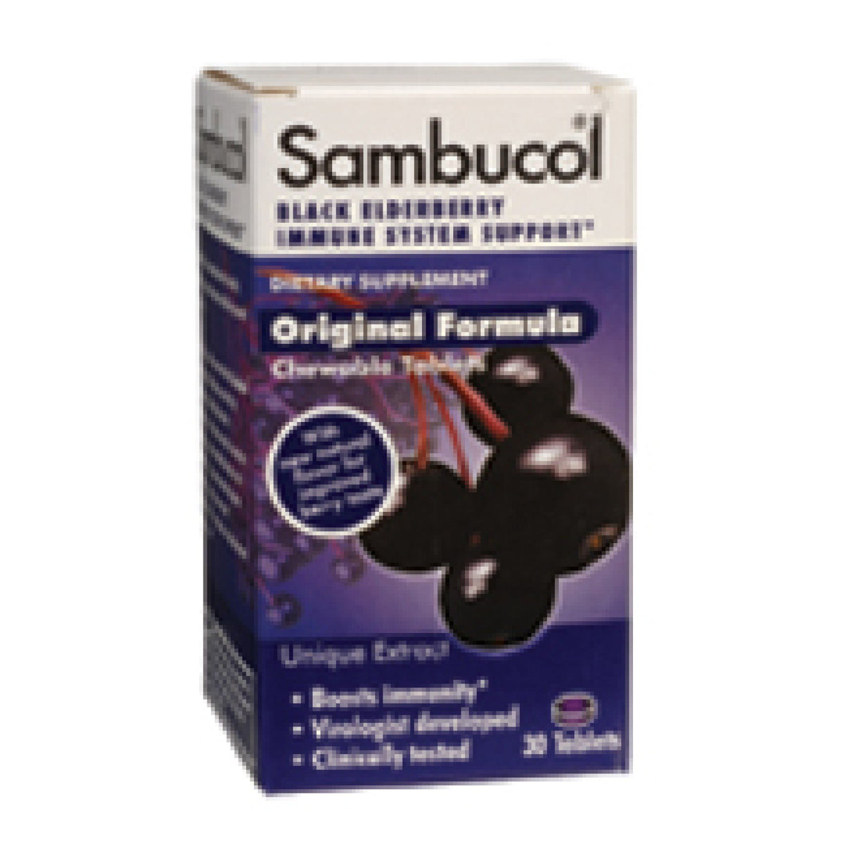 Sambucol Sambucol Blackberry Elderberry Original 30 Tablet