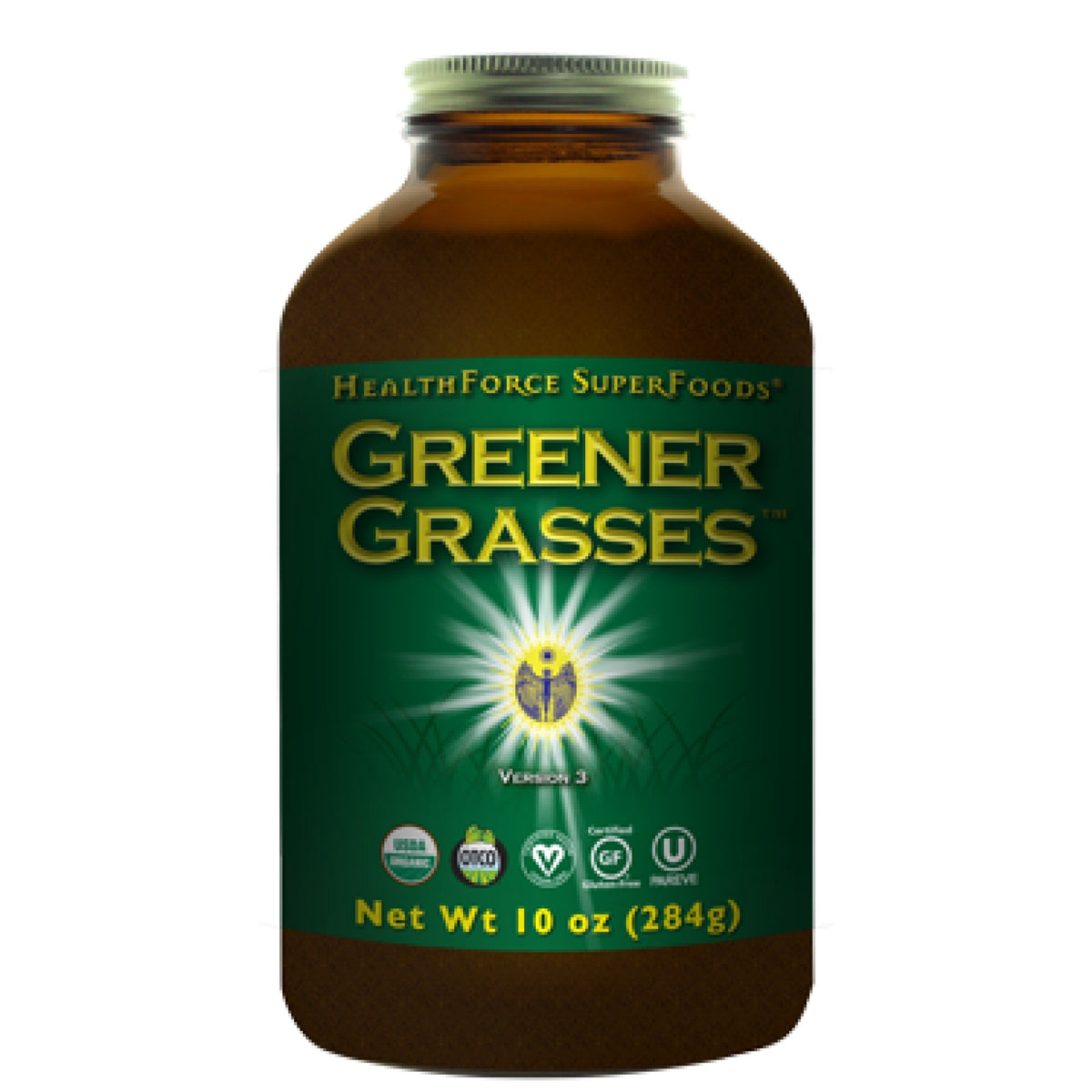 HealthForce Superfoods Greener Grasses 10 oz Powder