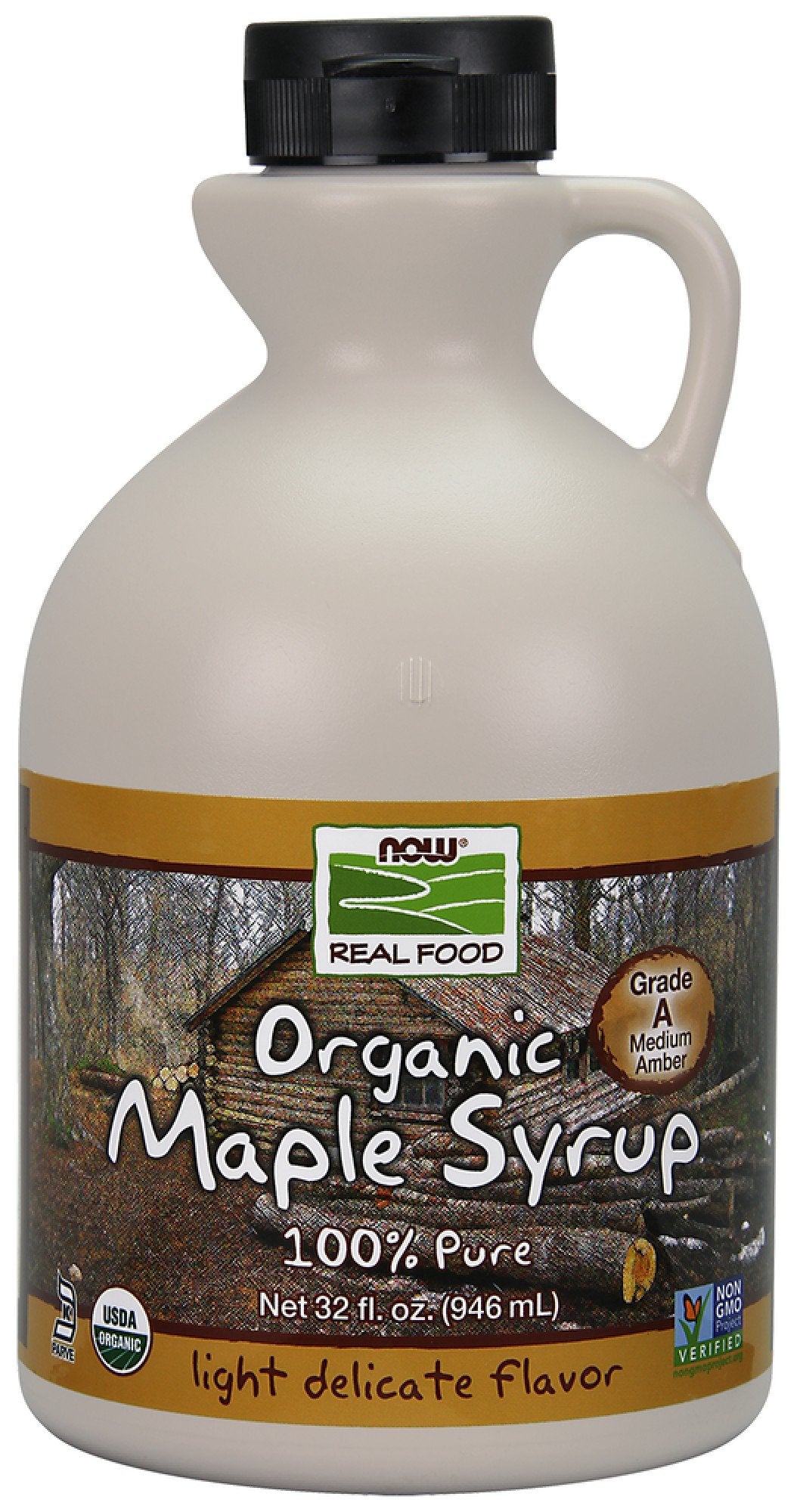 Now Foods Organic Maple Syrup Grade A 32 oz Liquid