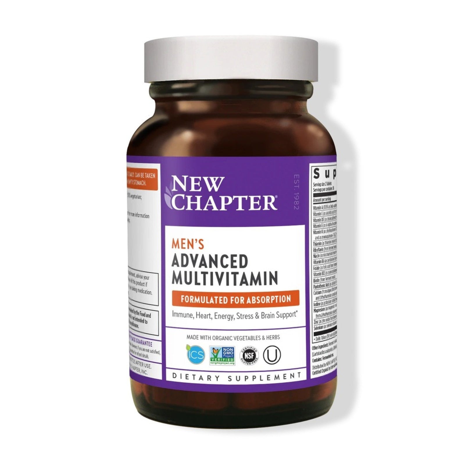 New Chapter Men's Advanced Multivitamin 72 Tablet