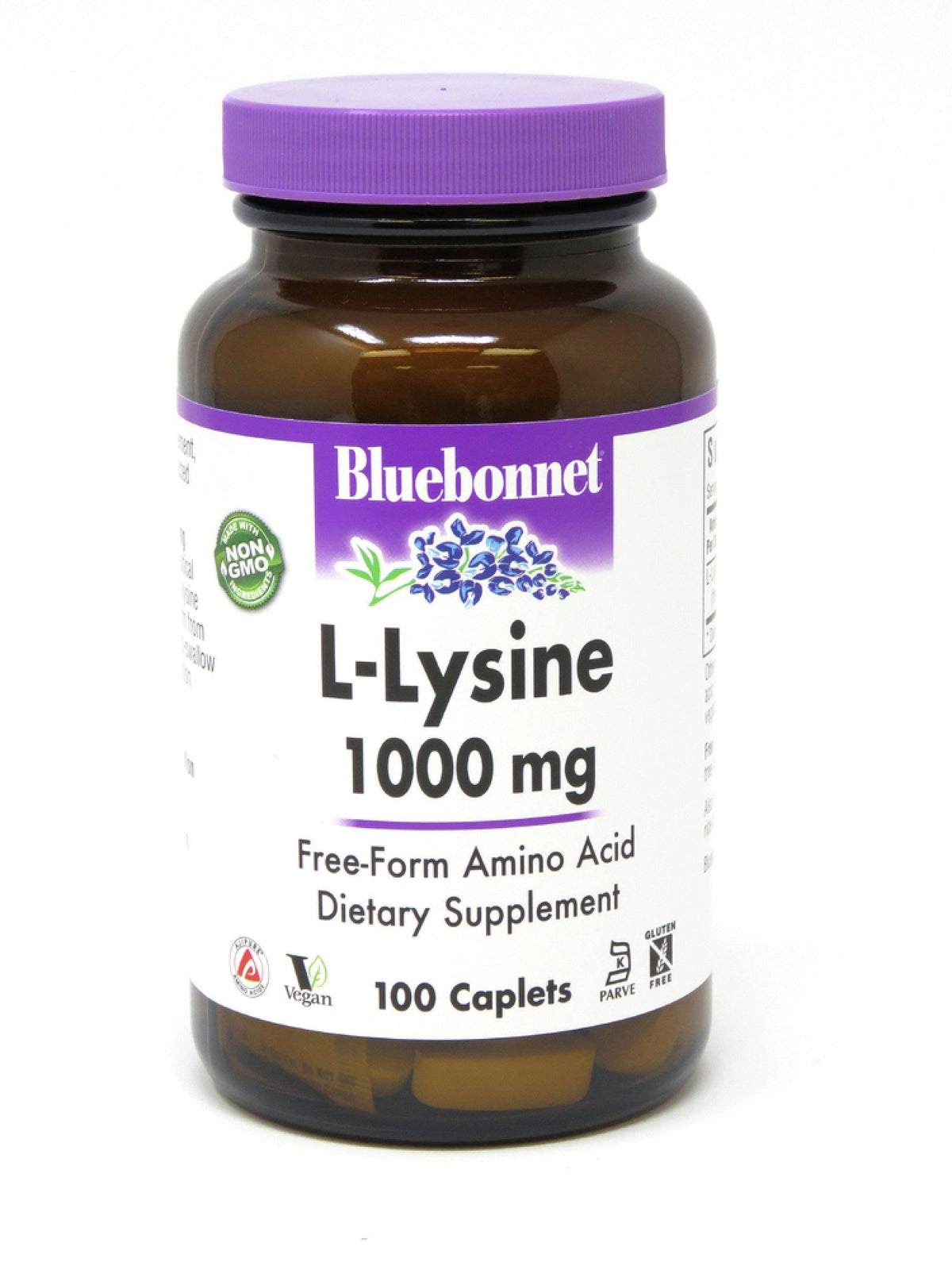 Bluebonnet L-Lysine 1000mg 100 Caplet