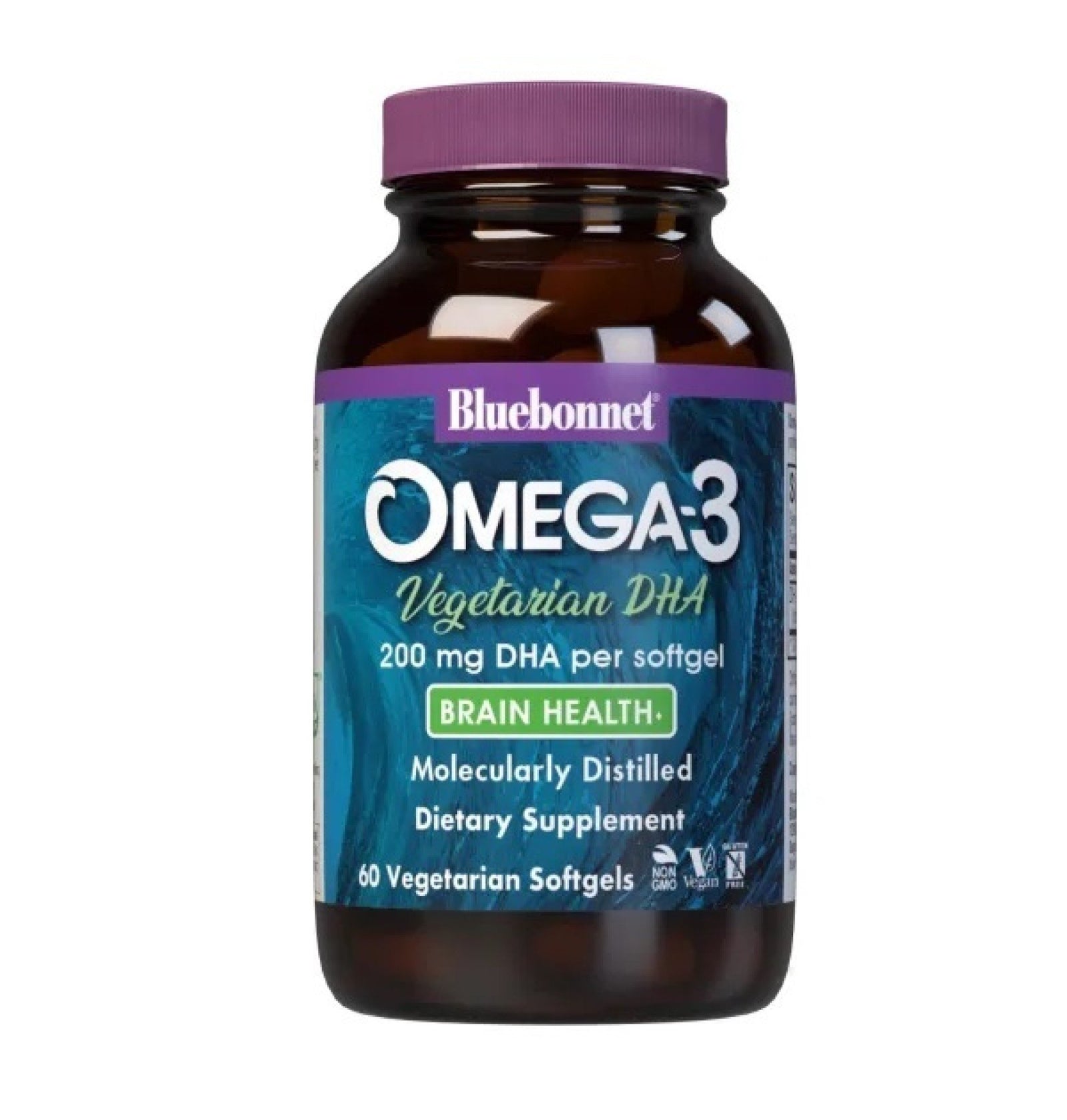 Bluebonnet Omega 3 Vegetarian DHA 200mg 60 Softgel