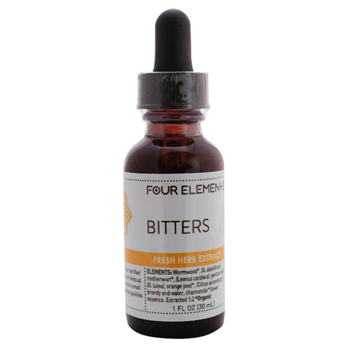 Four Elements Organic Herbals Bitters Tincture Blend 1 oz Liquid