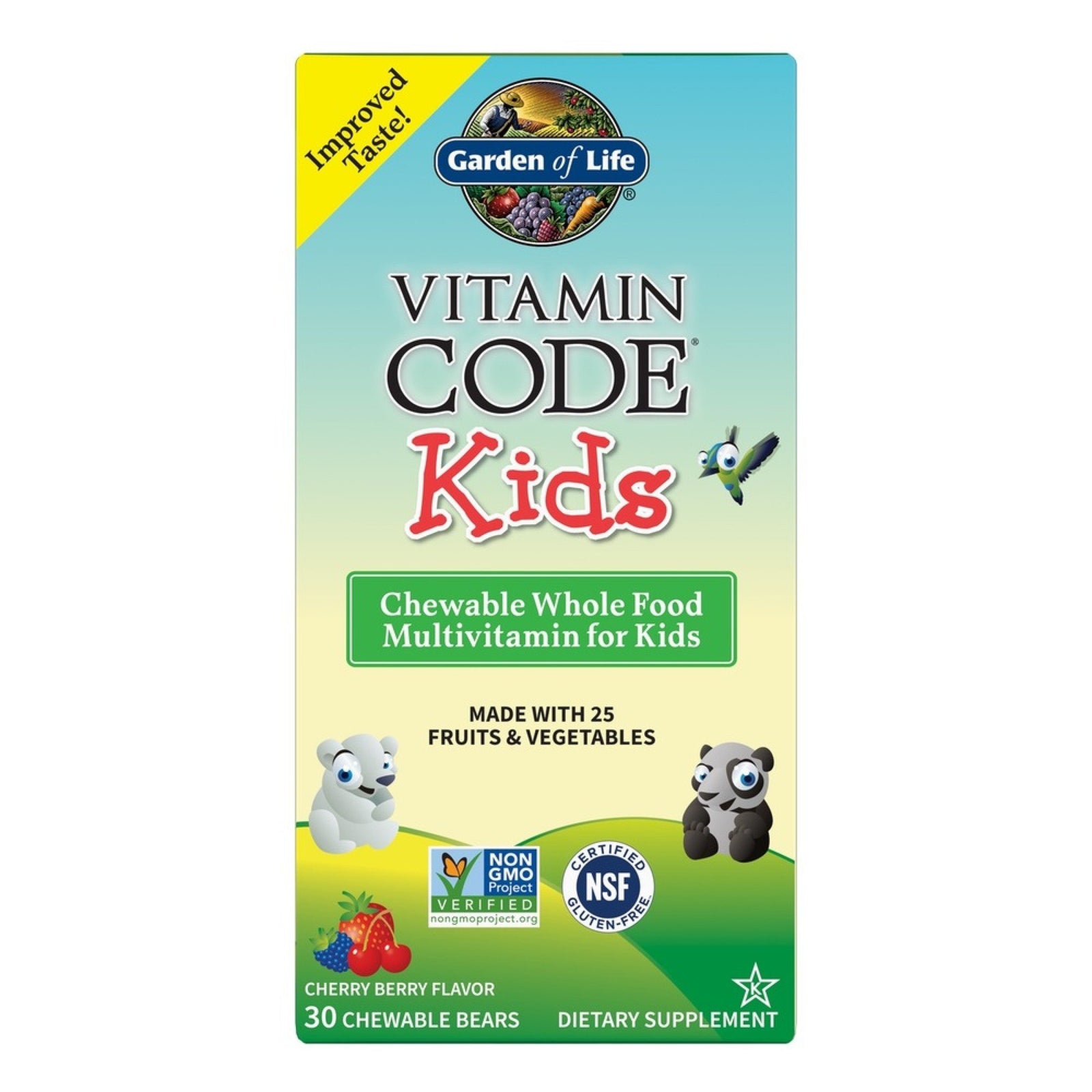 Garden of Life Vitamin Code Kids 30 Chewable