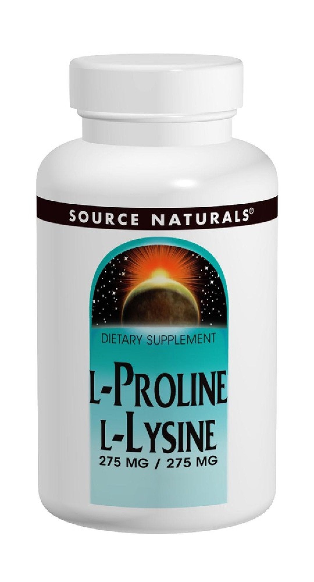 Source Naturals, Inc. L-Proline 275/L-Lysine 275 60 Tablet