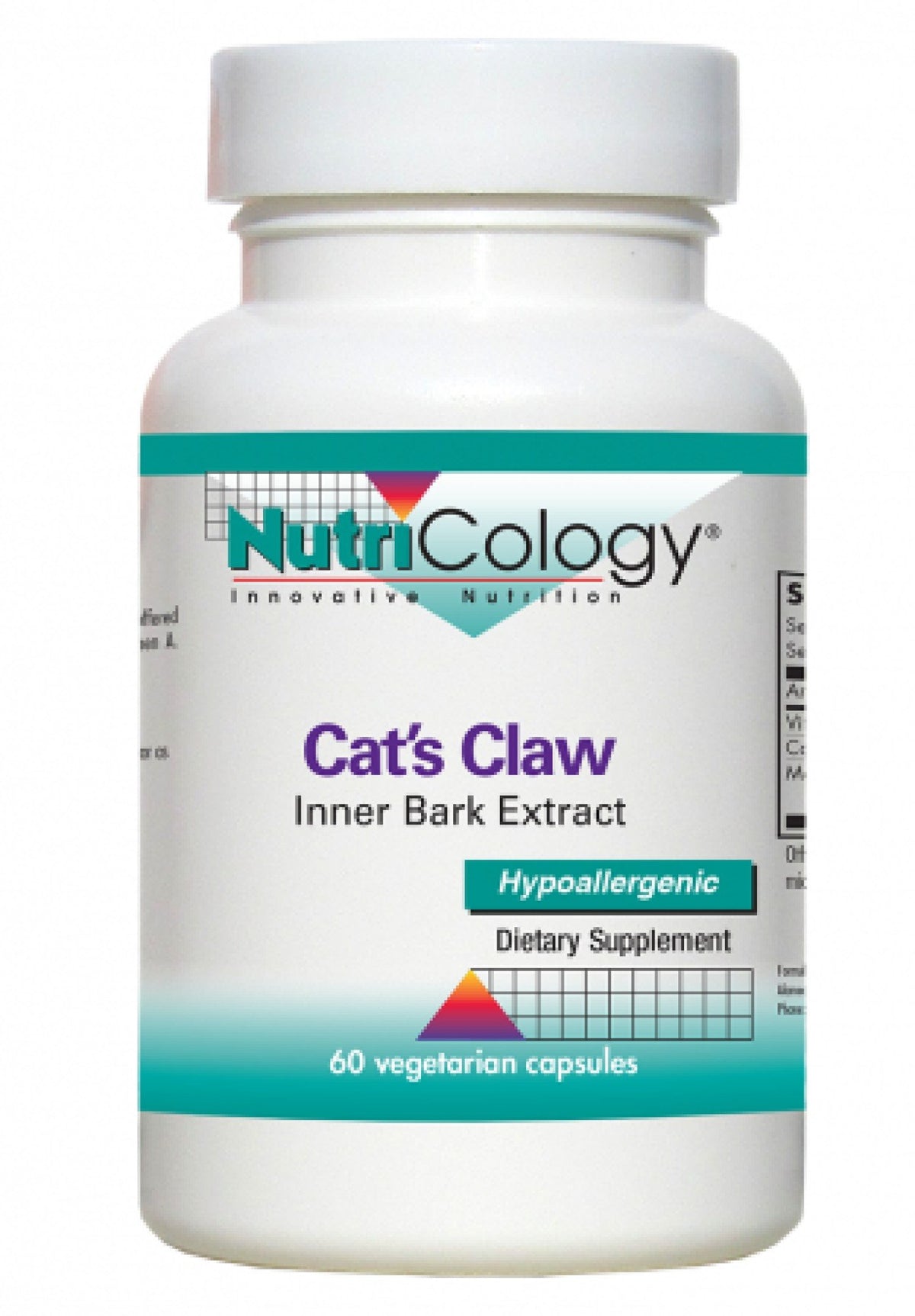 Nutricology Cat&#39;s Claw 60 VegCap