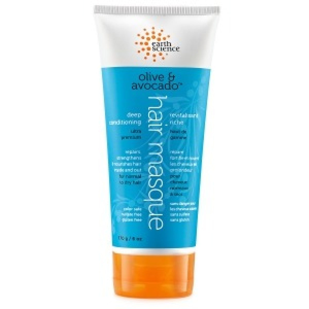 Earth Science Olive &amp; Avocado Deep Conditioning Hair Masque 6 oz Cream