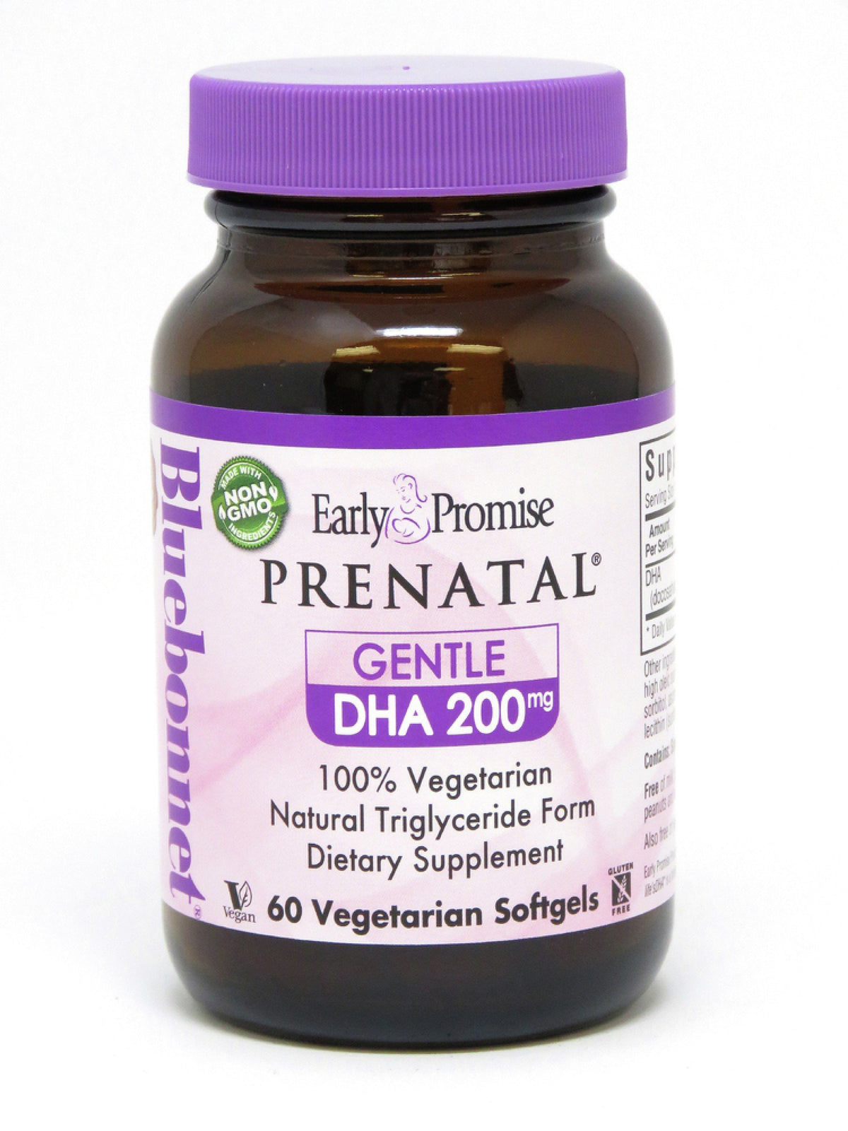 Bluebonnet Early Promise Prenatal Gentle DHA 200mg 60 Veg Softgel