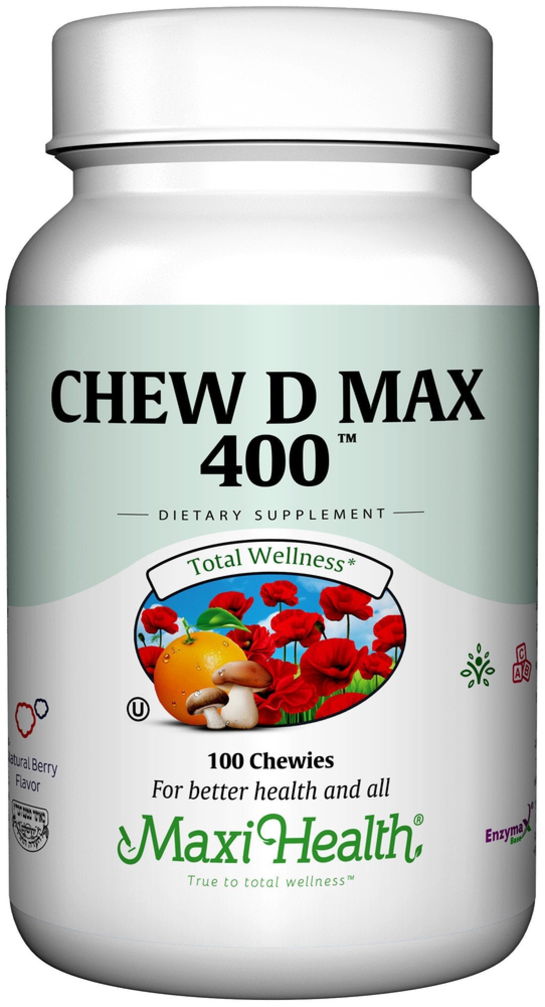 Maxi-Health Chew-D-Max-400 100 Tablet