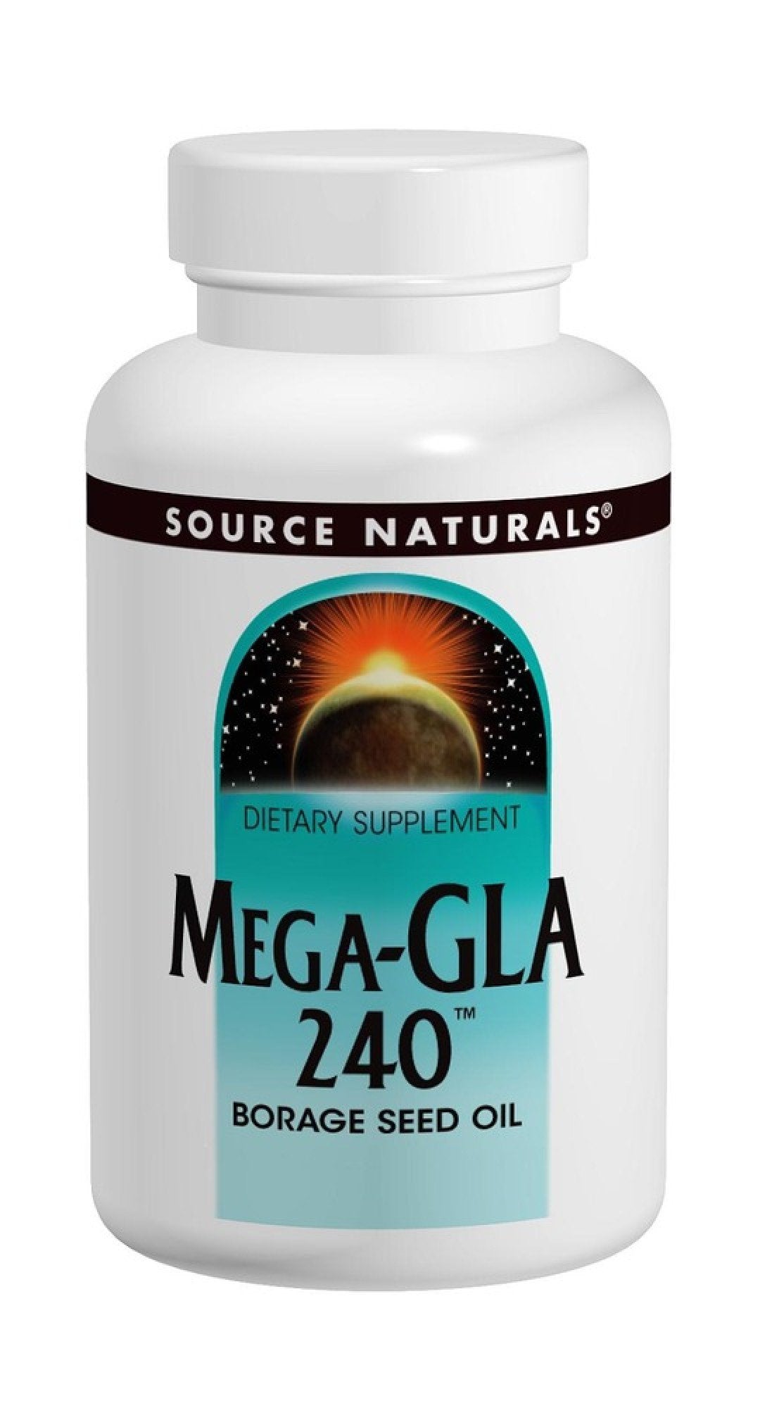 Source Naturals, Inc. Mega GLA-240 Borage Seed Oil 60 Softgel