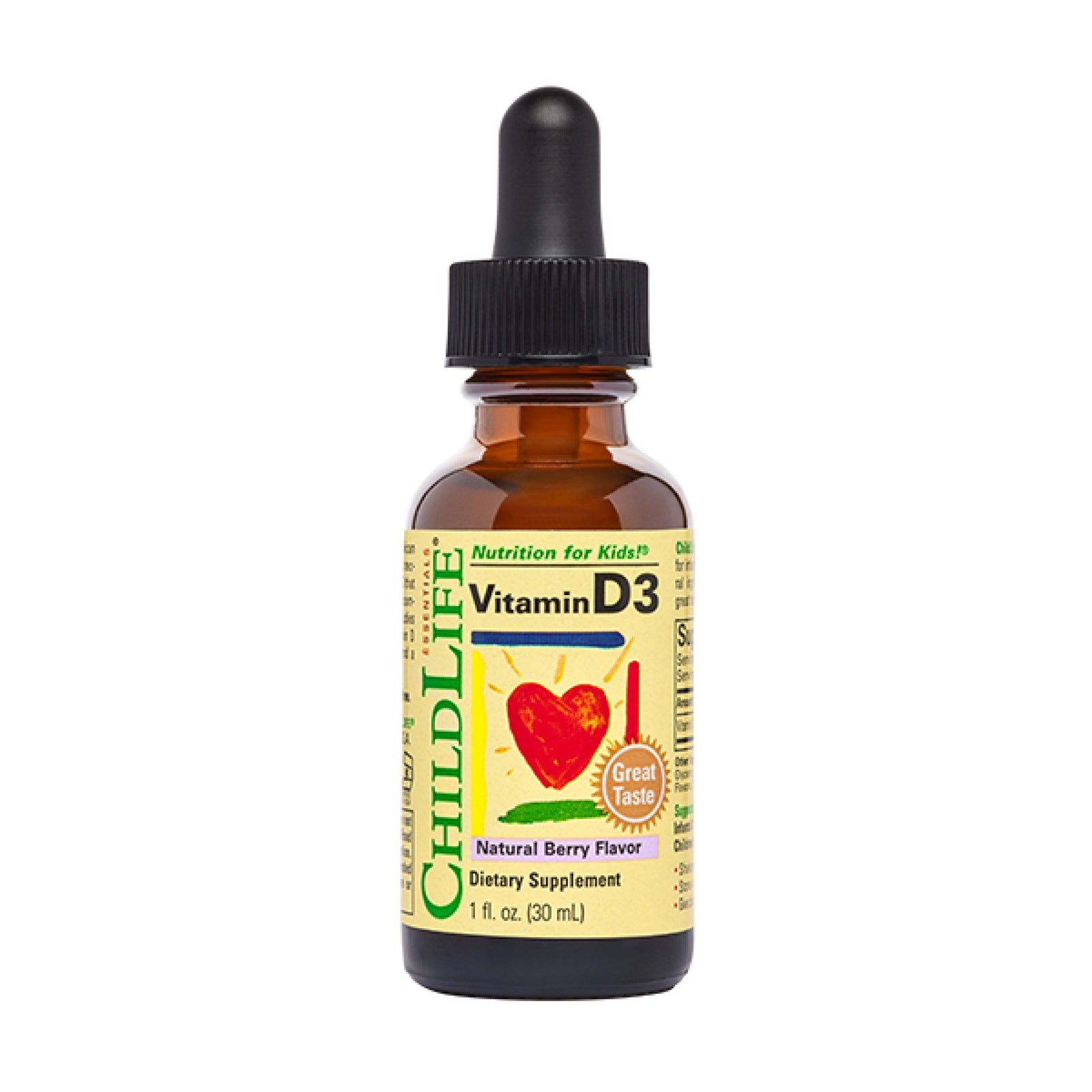 ChildLife Vitamin D3 Mixed Berry Flavor 1 oz Liquid