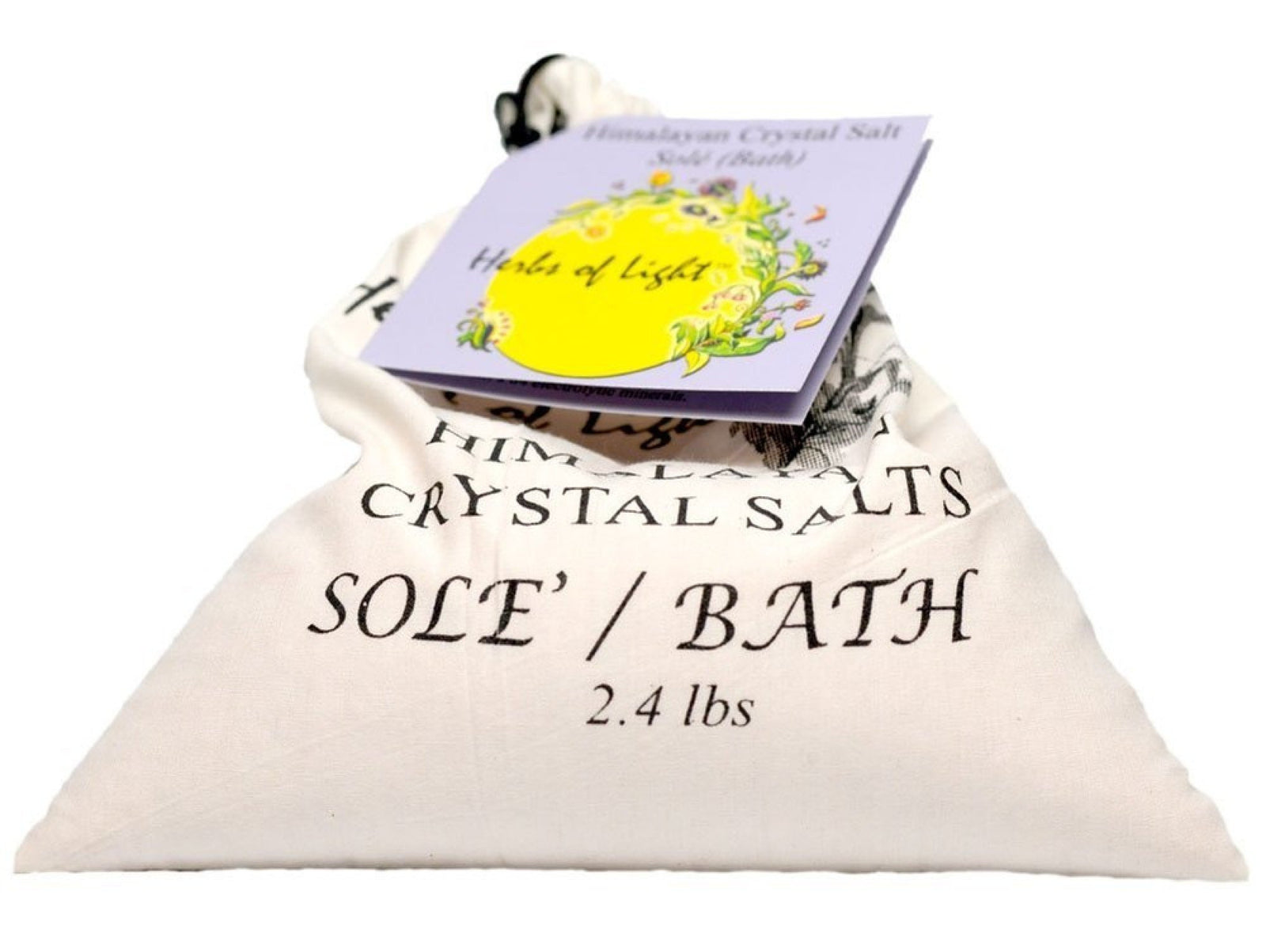 Herbs of Light Himalayan Crystal Salts-Sole Bath 2.4 lb Bag