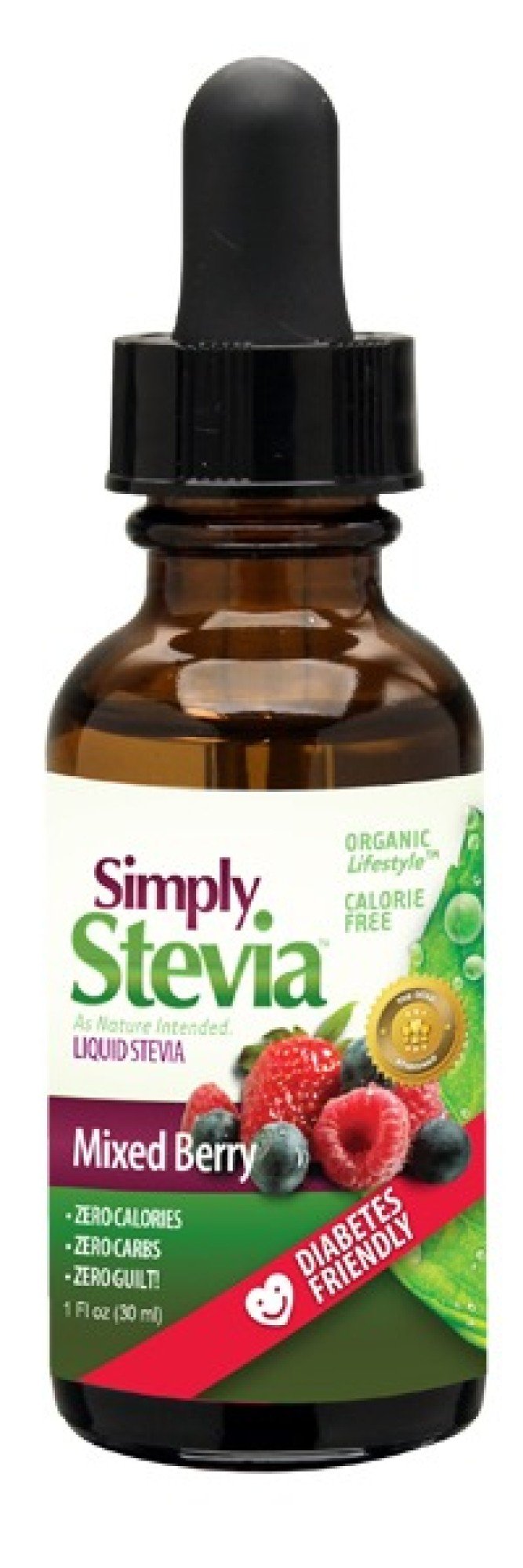 Stevia International Simply Stevia Mixed Berry Liquid 1 oz Liquid