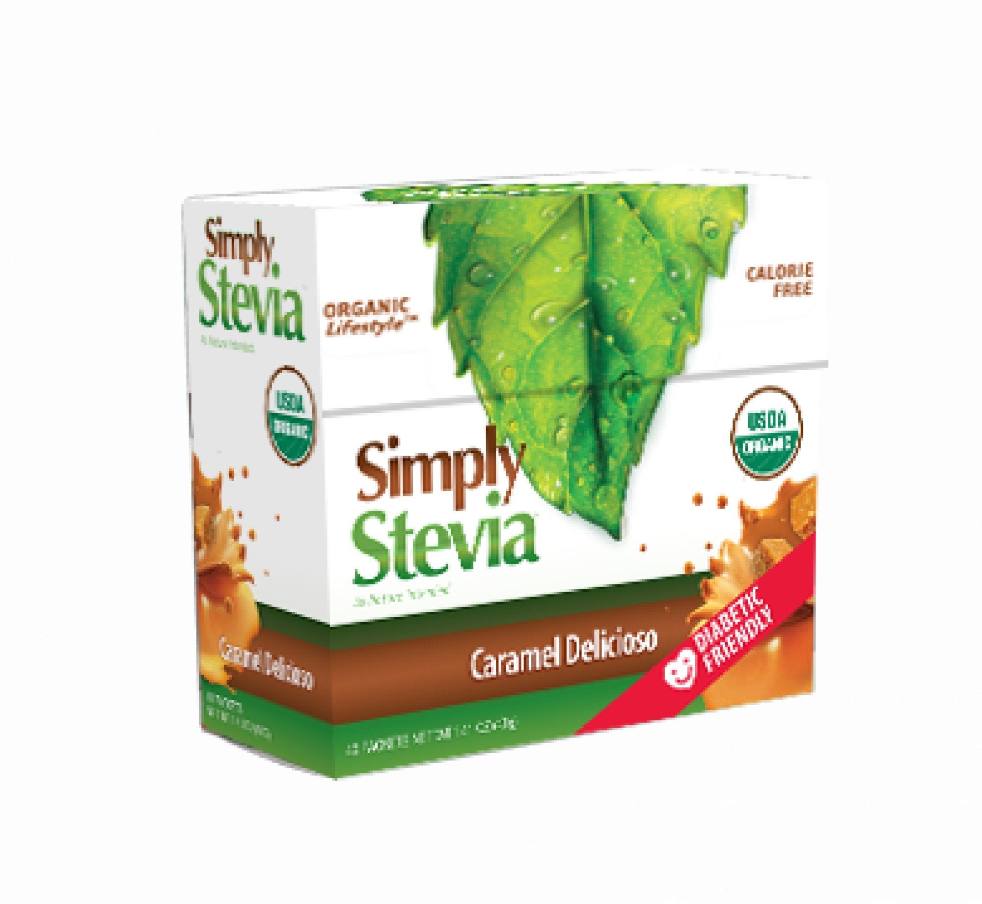 Stevia International Stevia Packets Caramel Delicioso 1g 40 Per Box 40 Packet