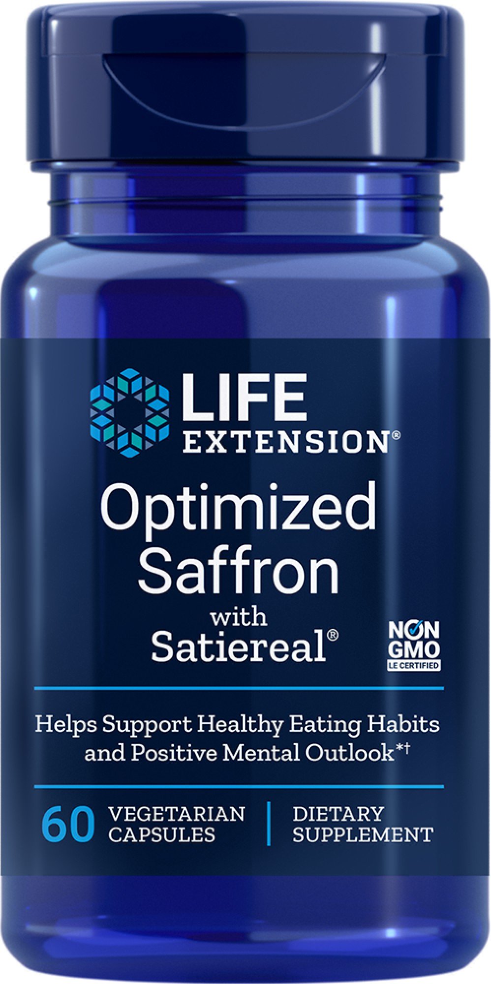 Life Extension Optimized Saffron With Satiereal 60 VegCap