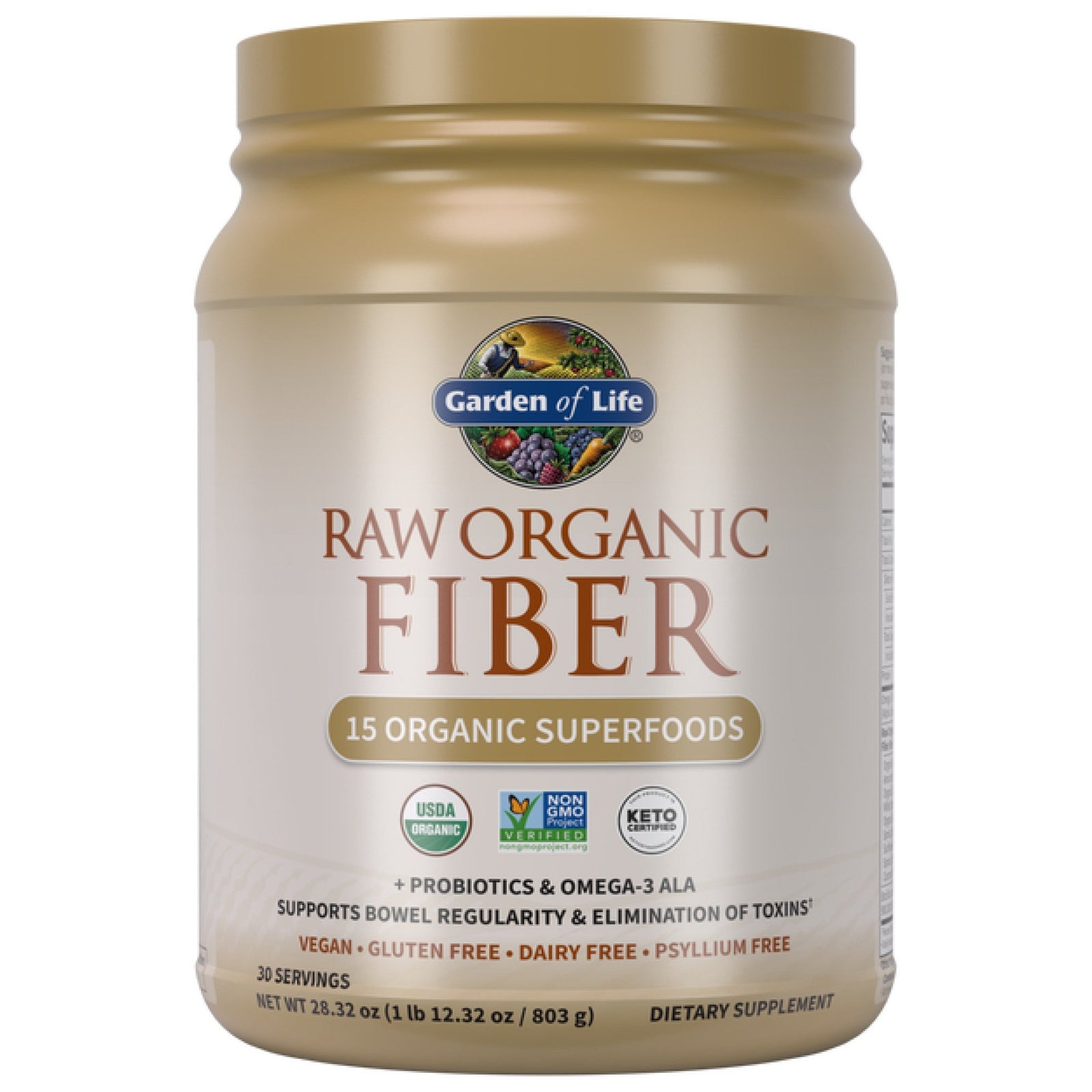 Garden of Life RAW Organic Fiber 803g (1.77 lbs) Powder