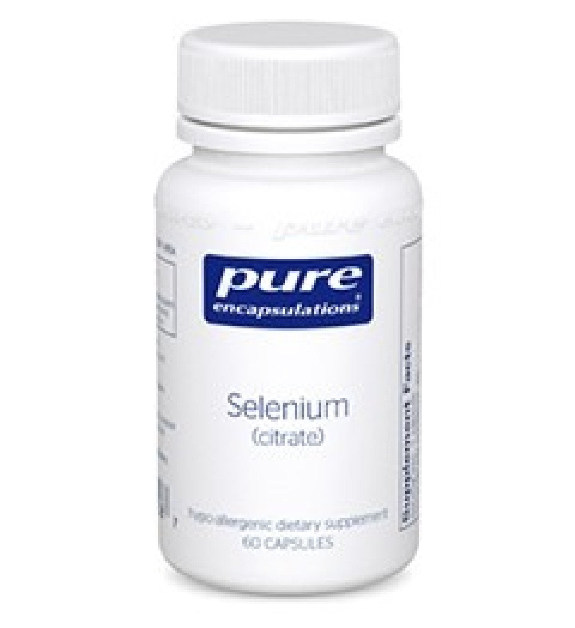 Pure Encapsulations Selenium (Citrate) 60 Vegcap