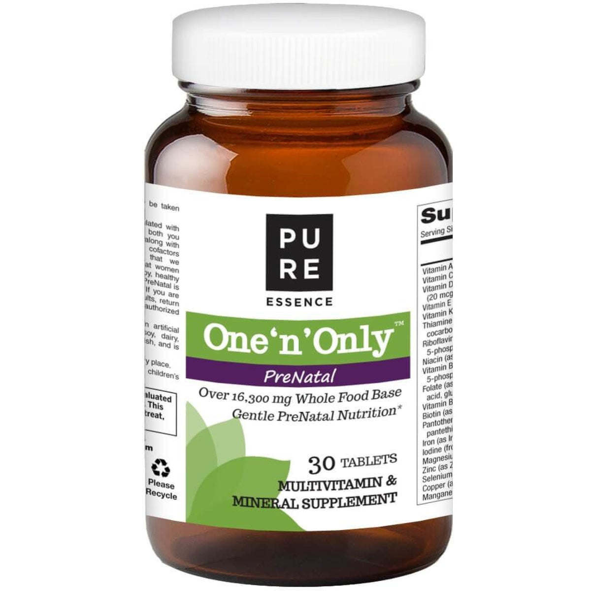 Pure Essence Labs One 'n' Only PreNatal 30 Tablet
