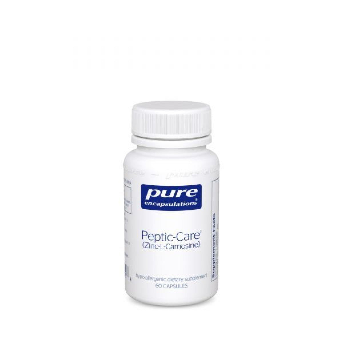Pure Encapsulations Peptic-Care ZC 60 Vegcap