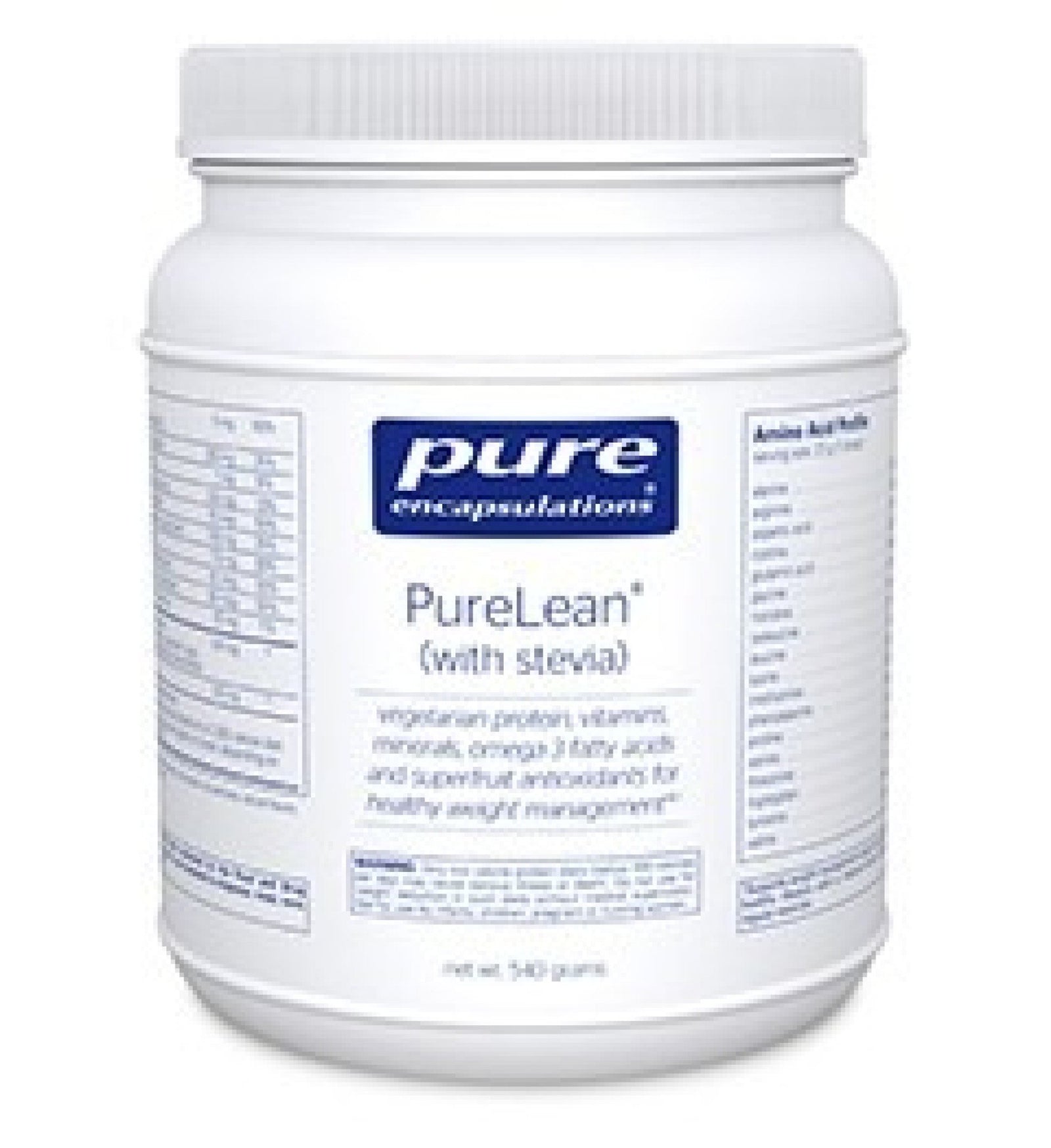 Pure Encapsulations PureLean Vanilla Bean (with Stevia) 540 g Powder