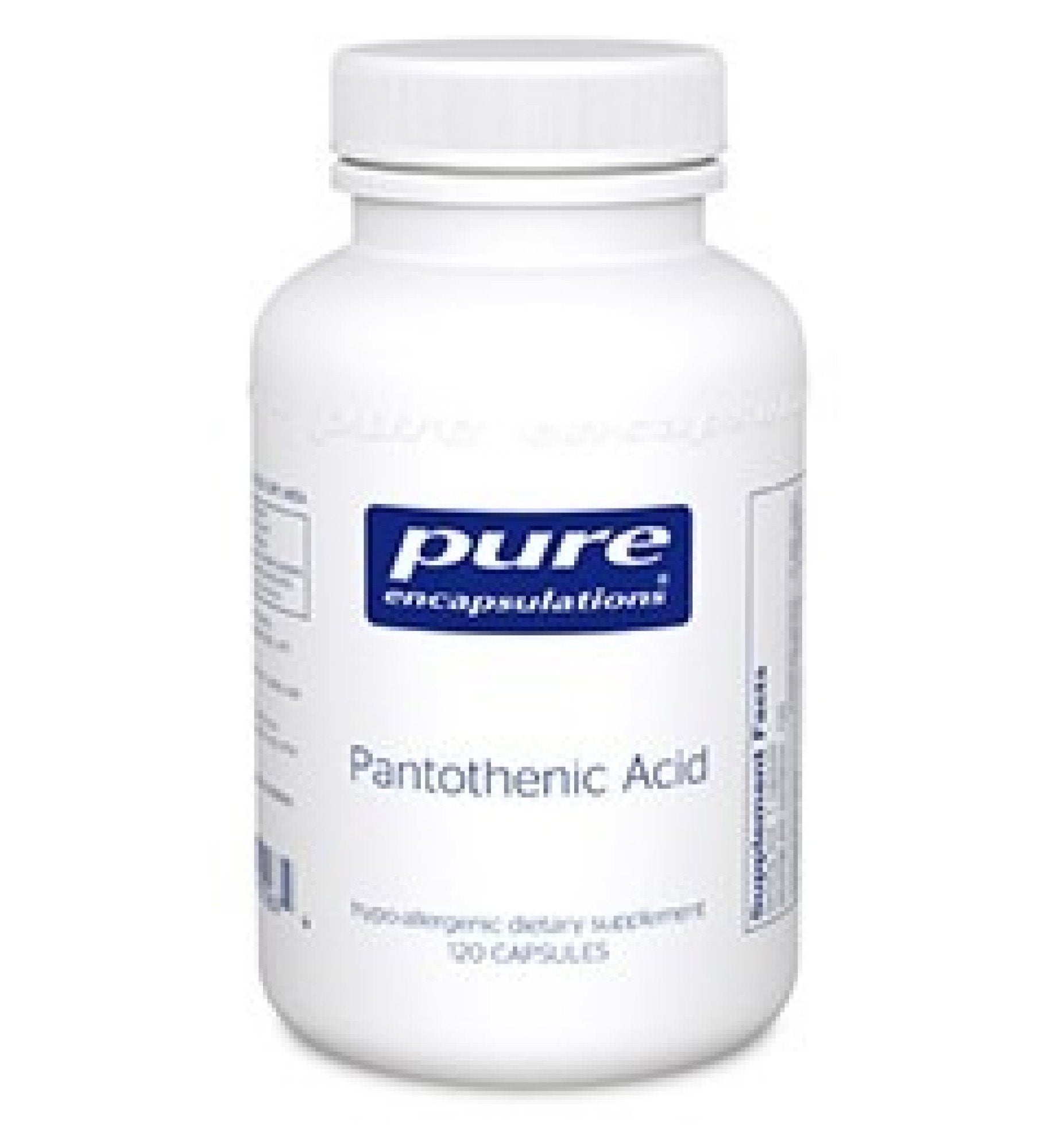 Pure Encapsulations Pantothenic Acid 120 Vegcap