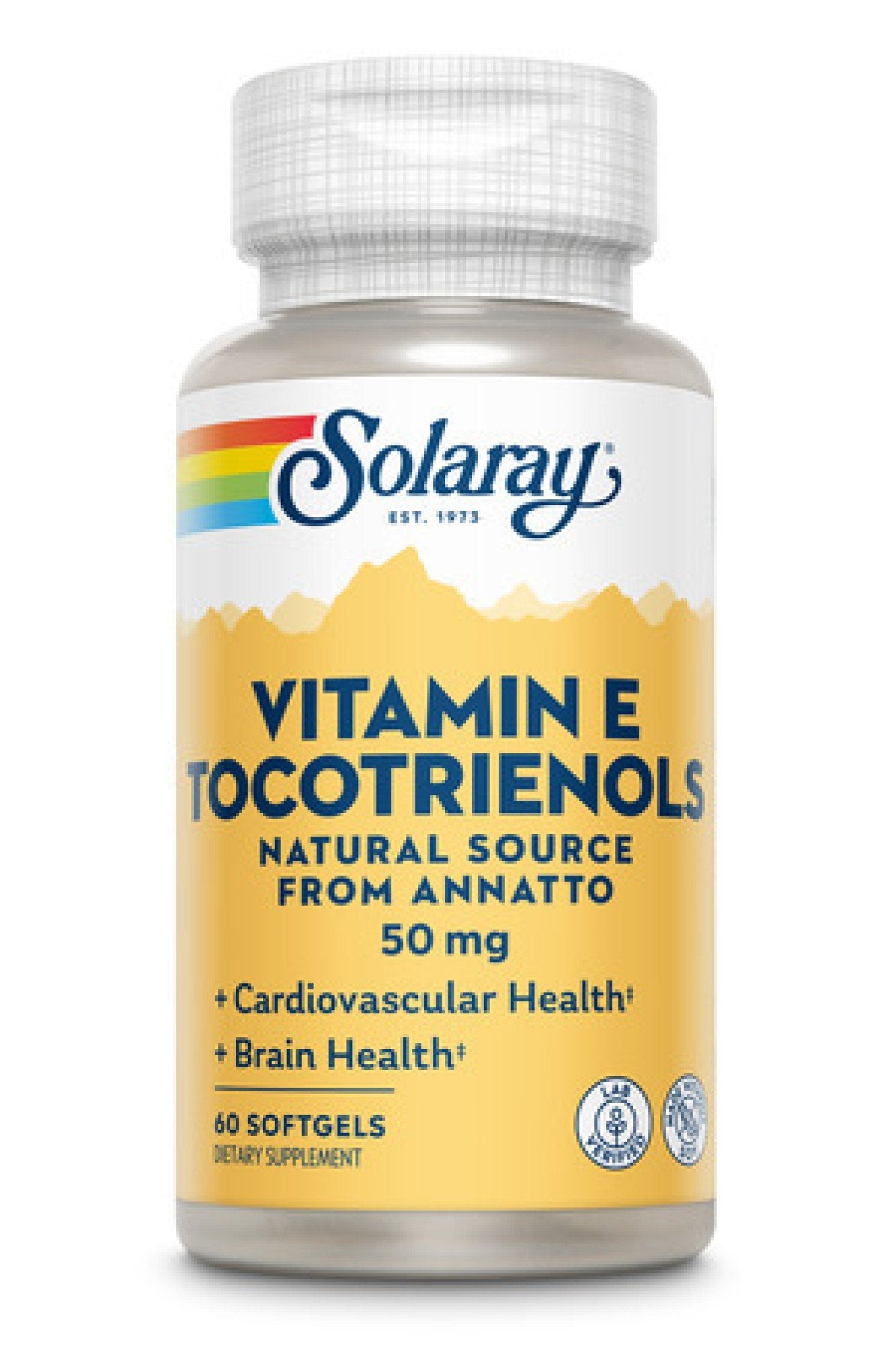 Solaray Vitamin E Tocotrienols 50 mg 60 Softgel