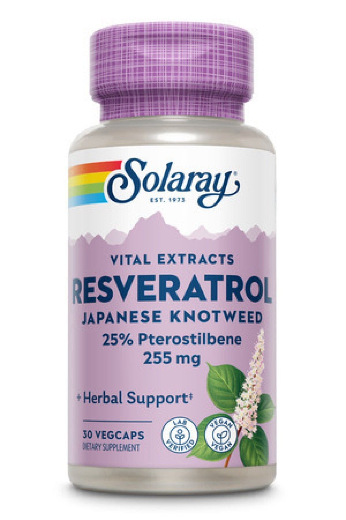 Solaray Super Resveratrol w/Pterostilbene 30 Capsule