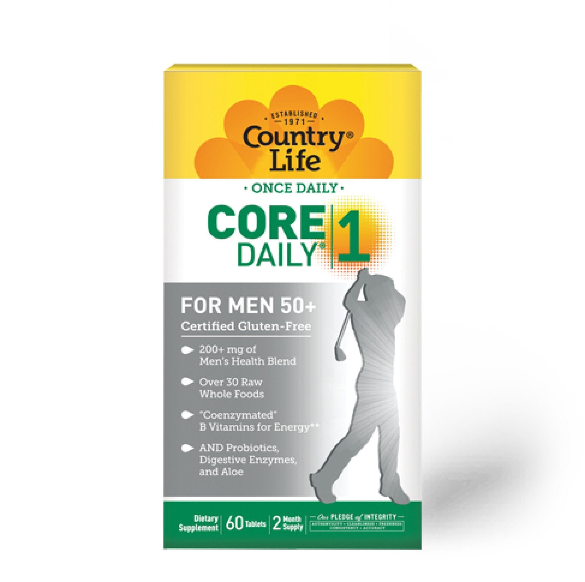 Country Life Core Daily-1 for Men 50+ Multivitamin 60 Tablet